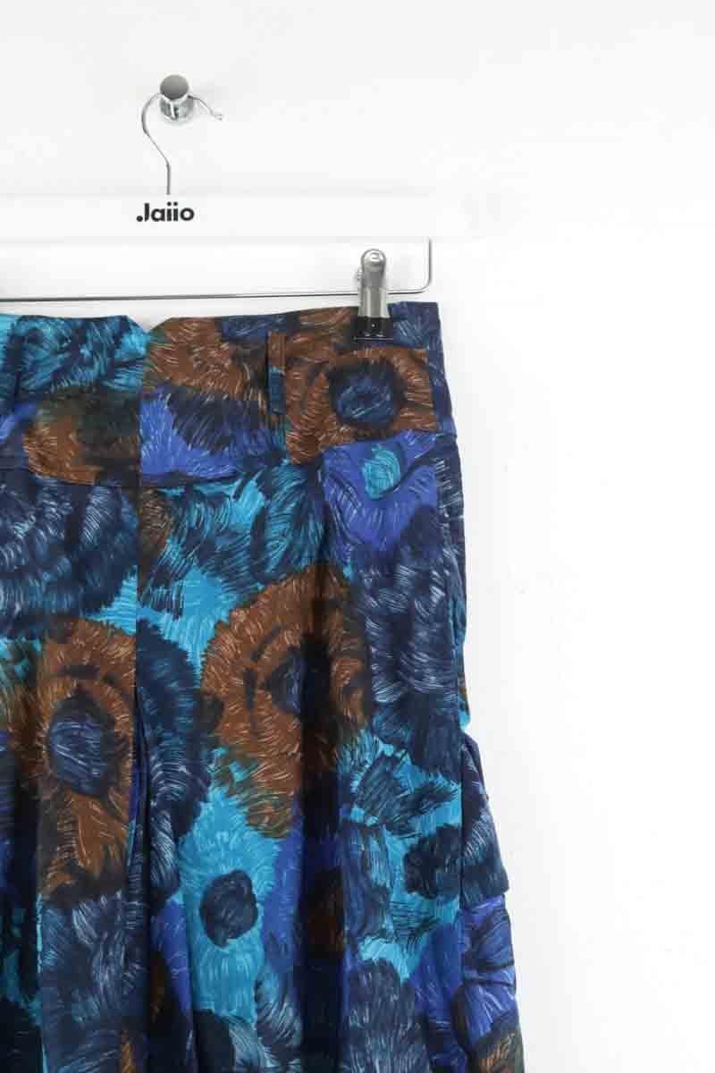 Cotton skirt KENZO - SECONDE MAIN Blue