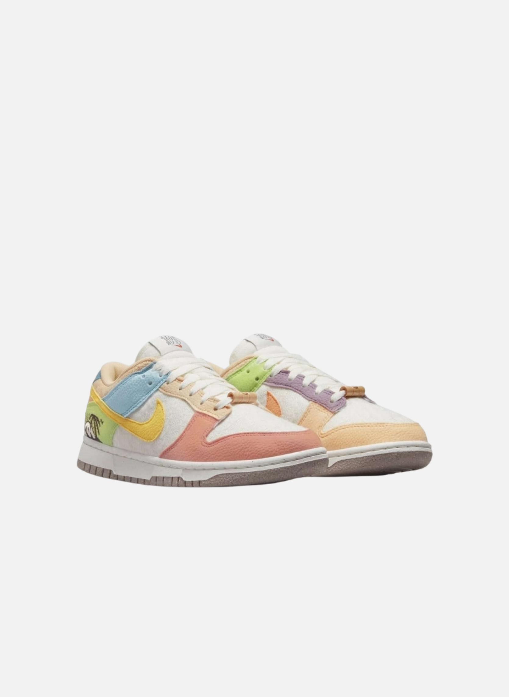 Baskets dunk low retro sun club multi NIKE Beige