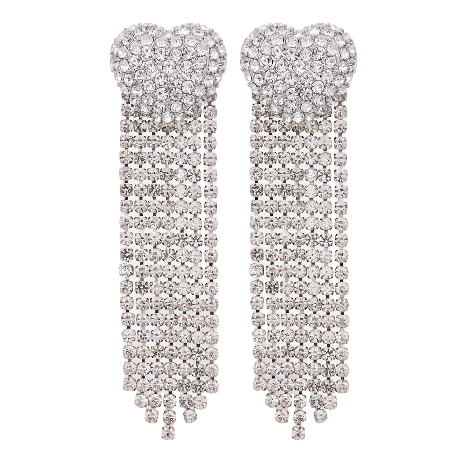 Boucles d&#039;oreilles en forme de cœur ESSENTIEL ANTWERP Argent