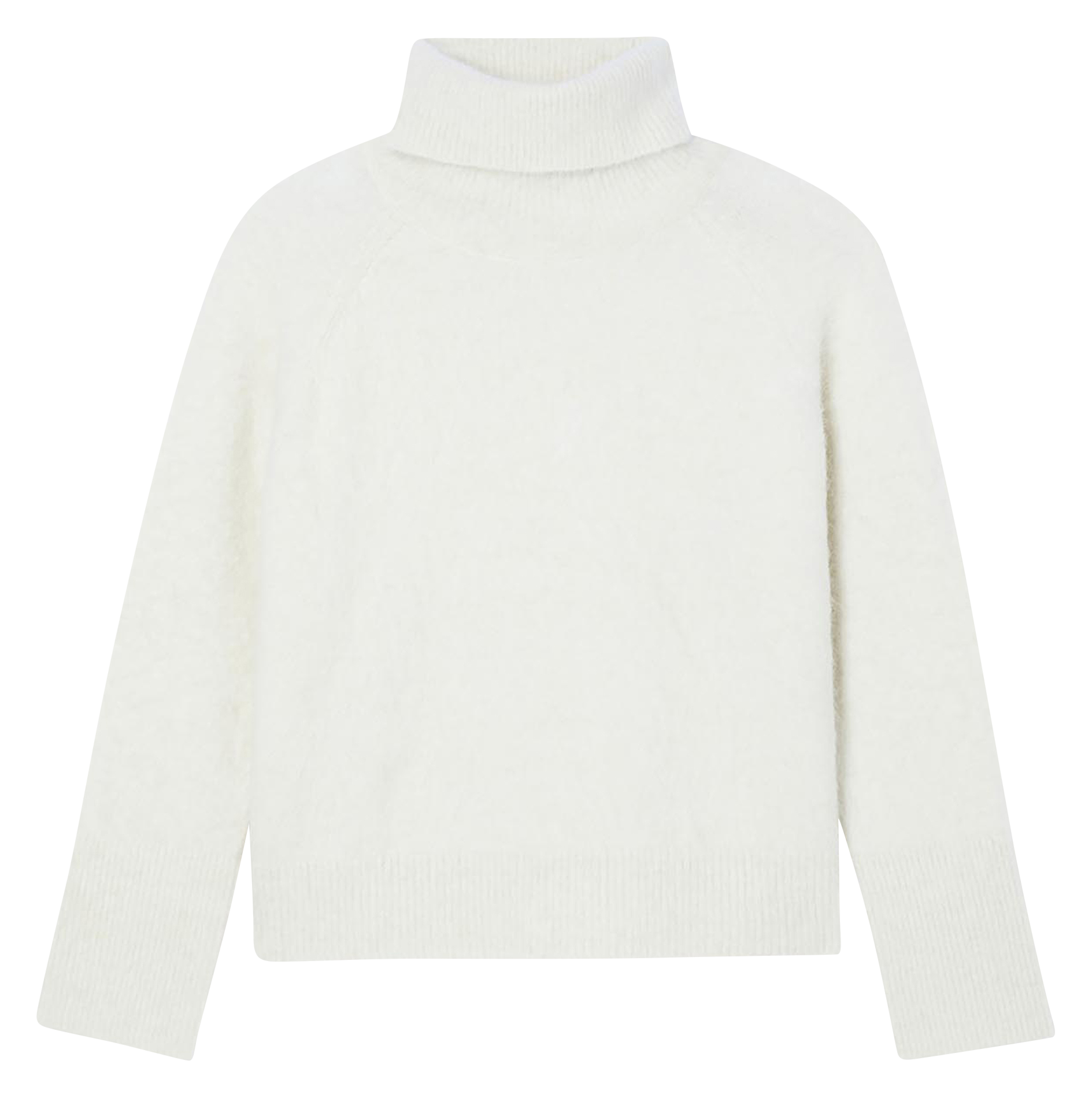 Pull droit col roulé en alpaga mélangé TARA JARMON Beige