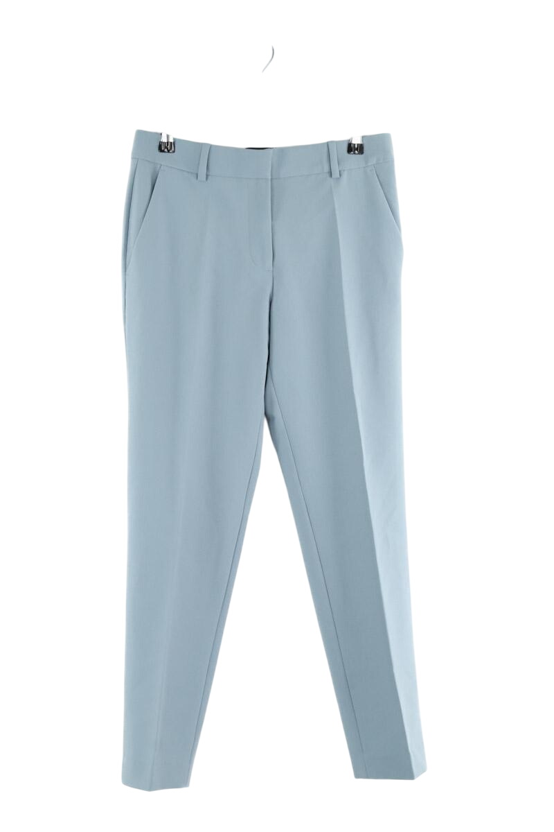 Bandol straight woollen trousers THEORY - Seconde Main Blue