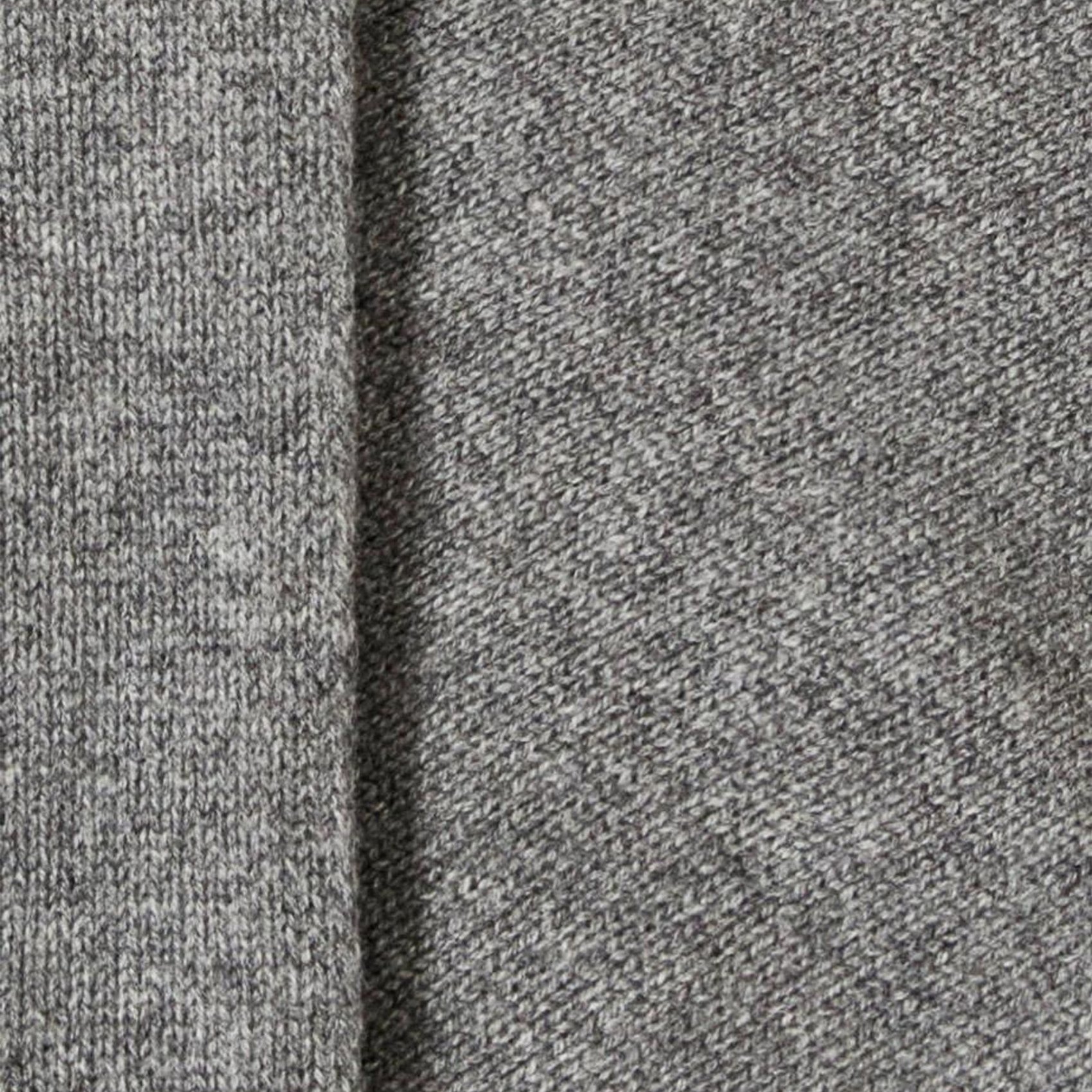 Einfarbiger Schal aus Wolle und Kaschmir SELECTED Grau