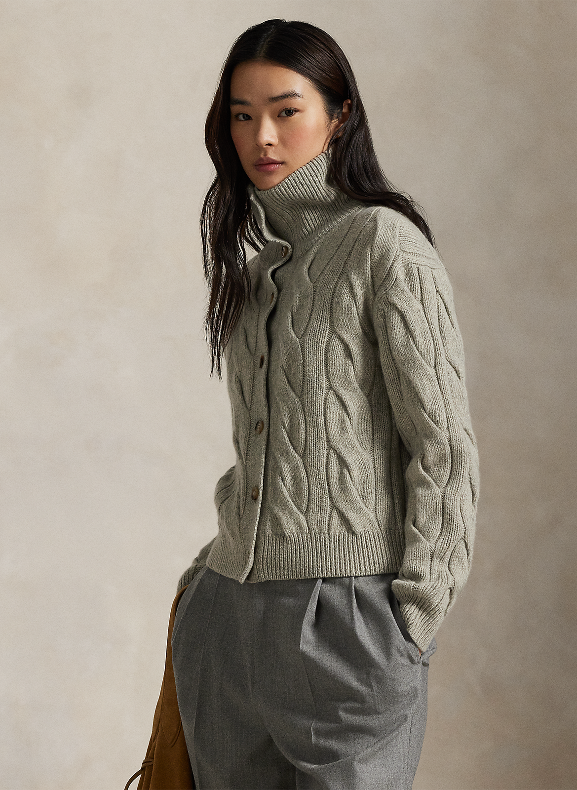 Weste aus Woll- und Kaschmirmischung POLO RALPH LAUREN Grau