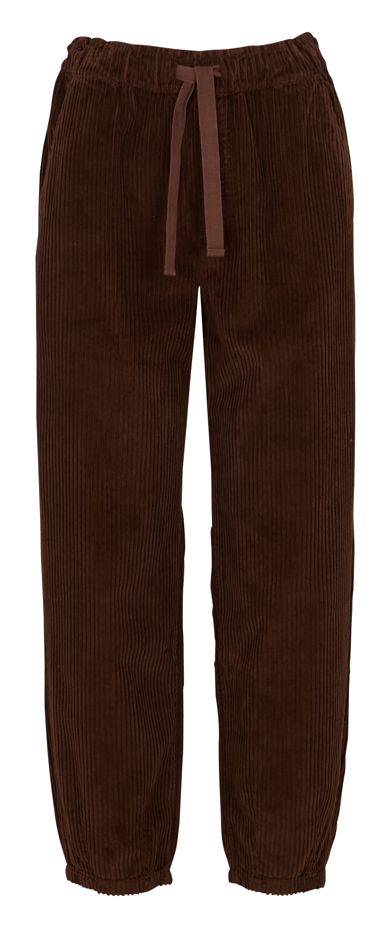 Caprihose aus Cord EMILE ET IDA Braun