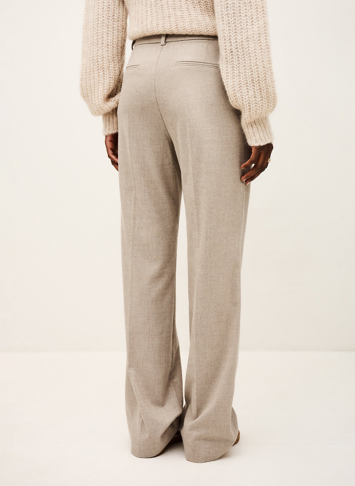 Wijde pantalon BA&SH Beige