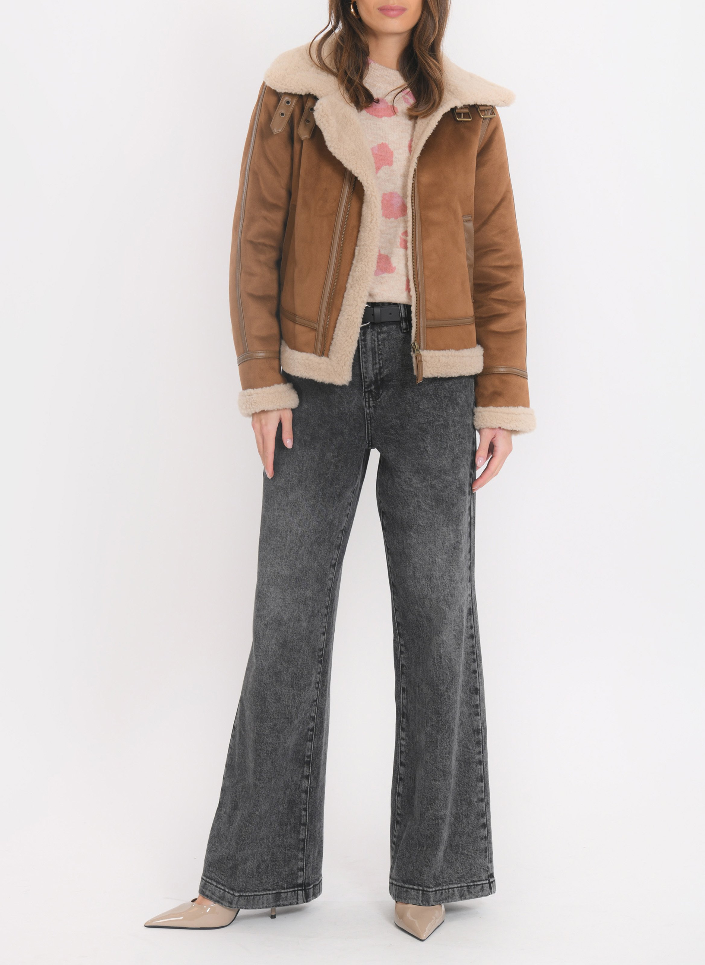 Blouson col montant KOOKAI Marron