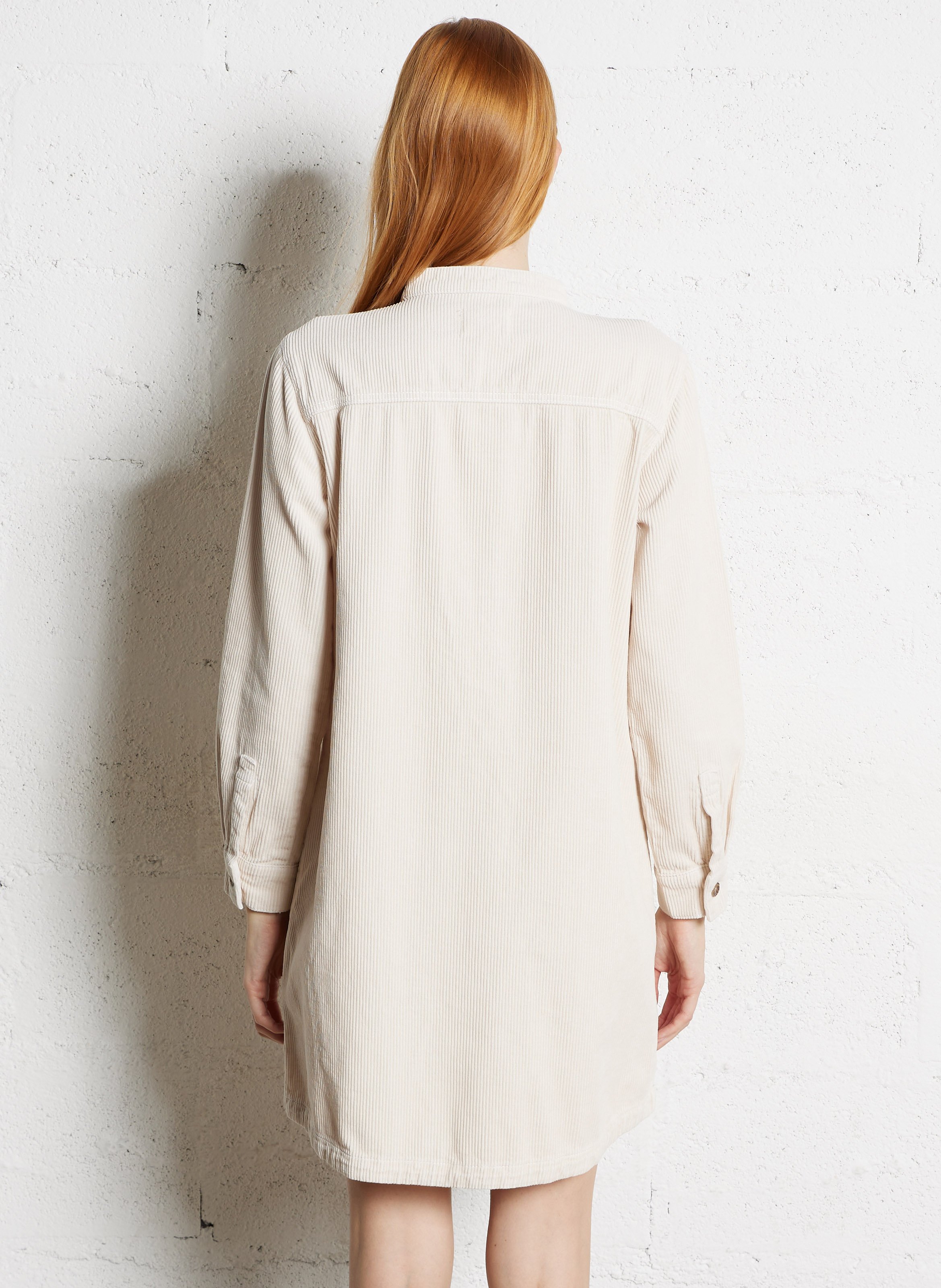 Short straight cotton dress MAISON 123 White