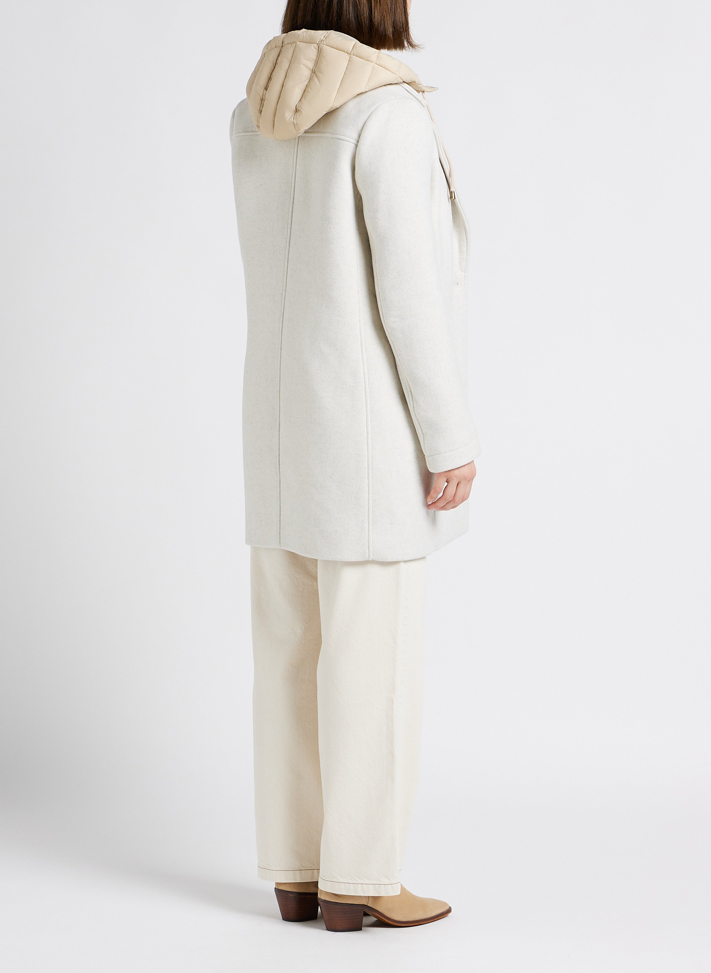 Mantel mit Reverskragen und herausnehmbarer Steppjacke ONE STEP Beige
