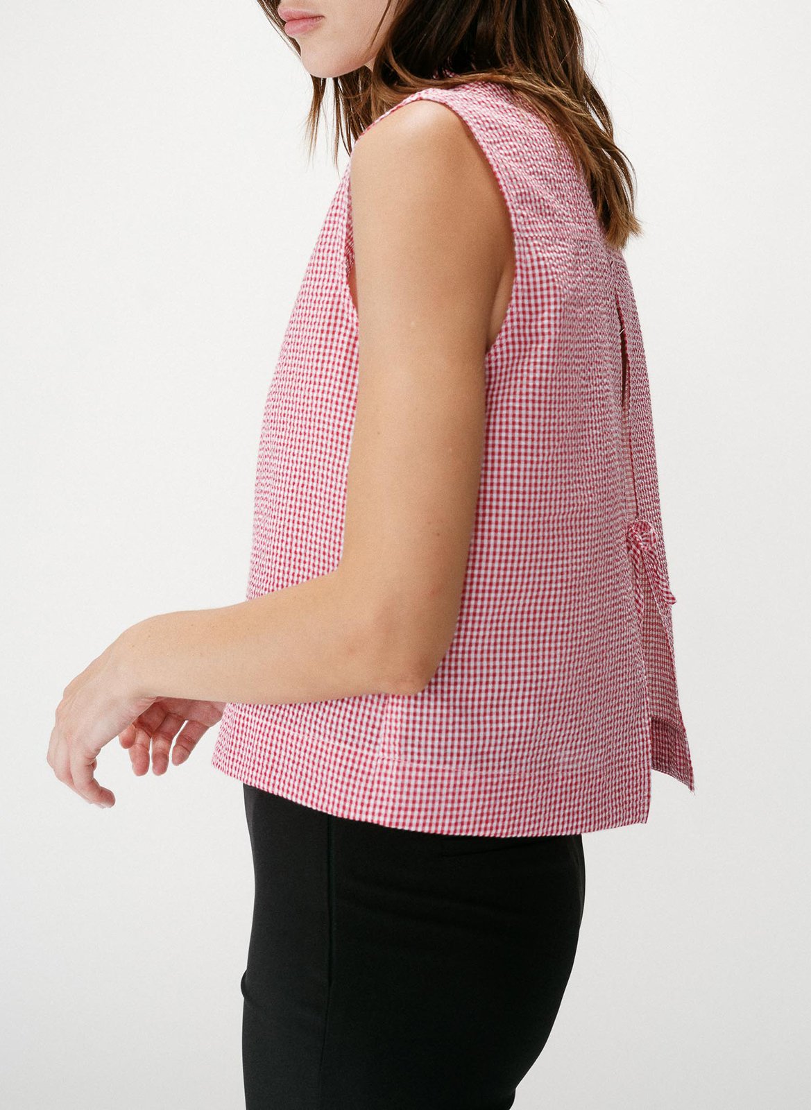 Baumwoll-Bluse GRACE ET MILA Rot