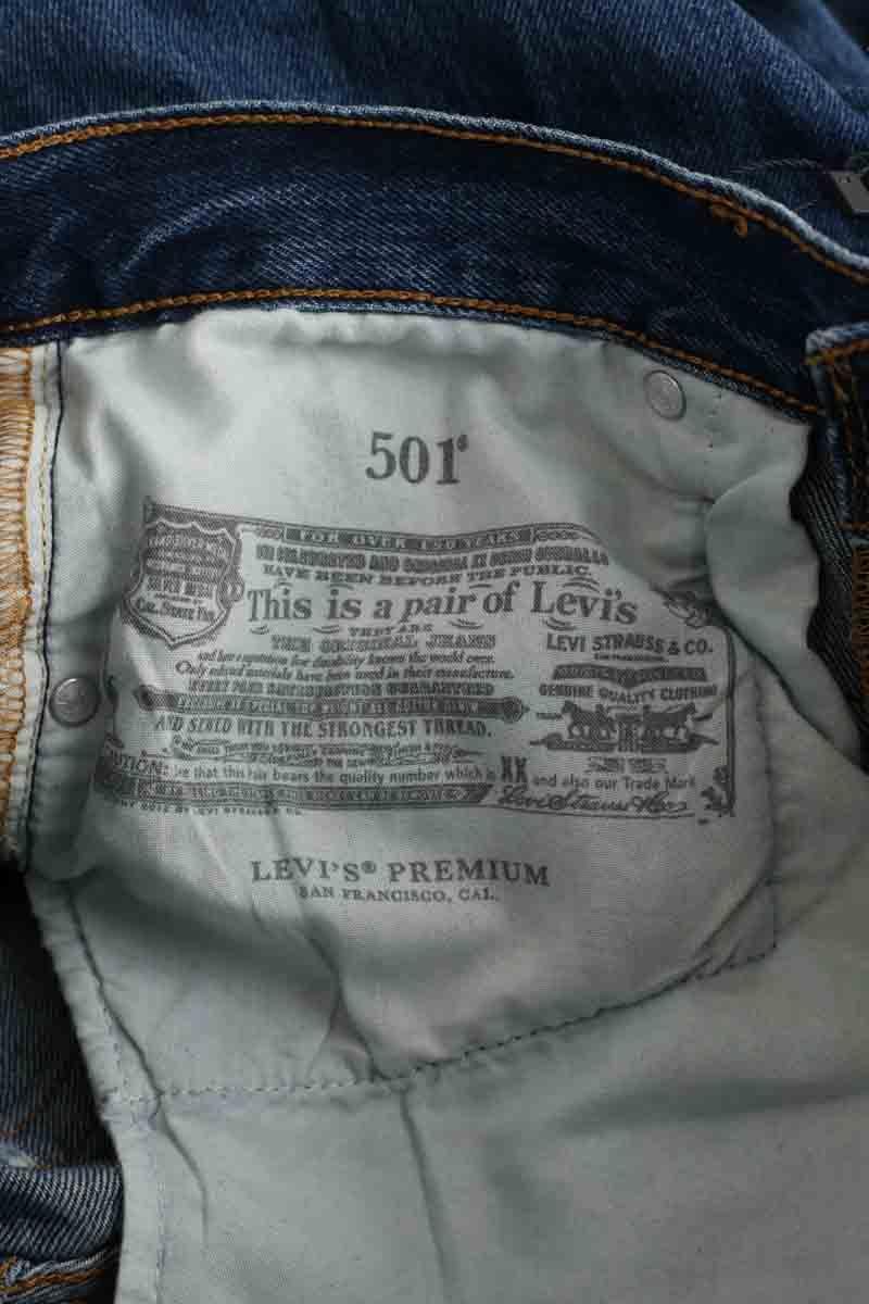 501 straight jeans LEVI'S - Seconde main Blue