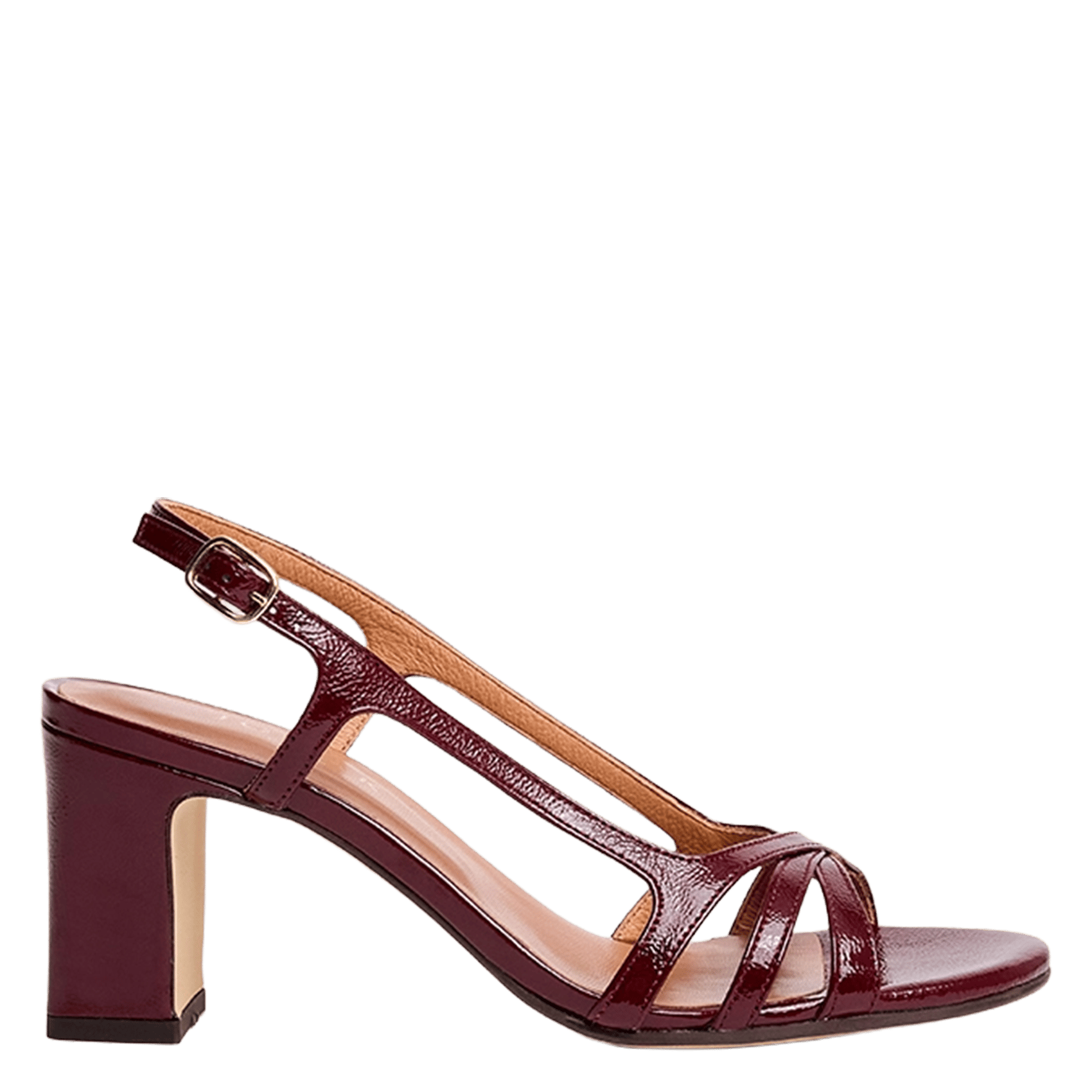 Sandali alti Cancun in pelle JONAK Rosso