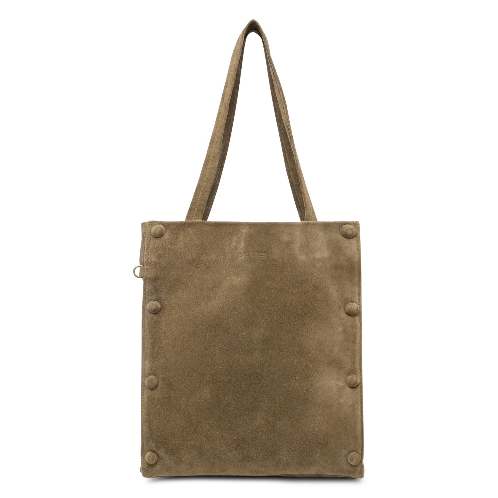 Shopper aus Leder CLARIS VIROT Khaki
