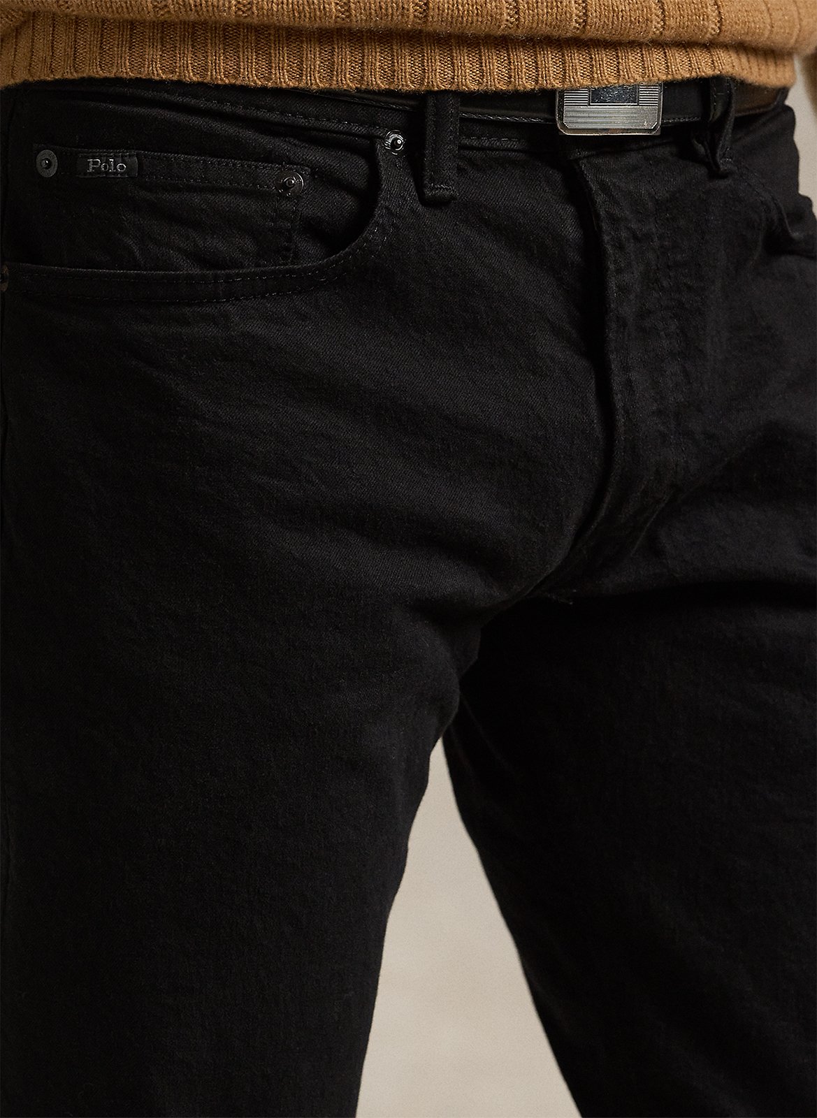 Jean slim fit en coton mélangé POLO RALPH LAUREN Noir