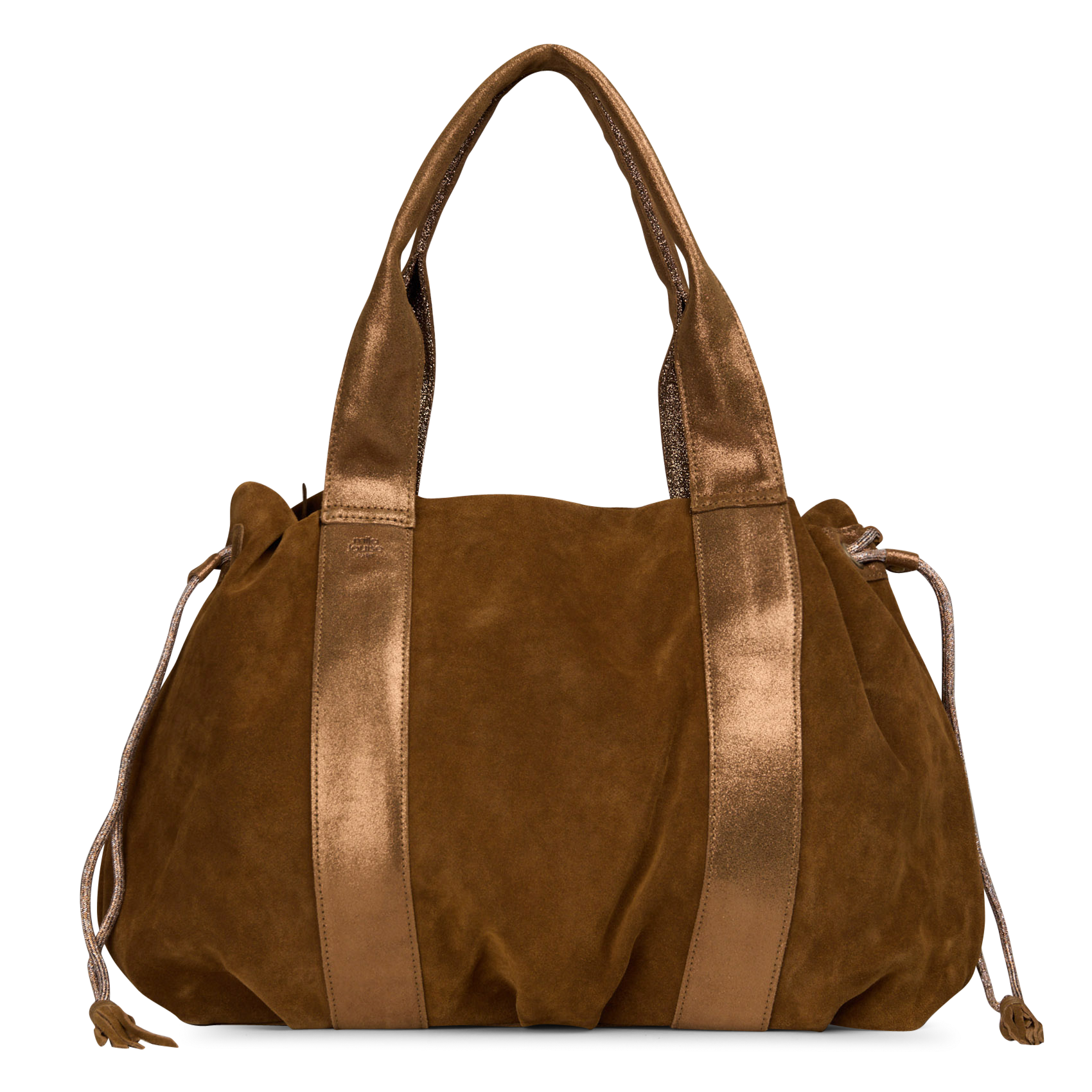 Sac porté épaule en cuir  MILA LOUISE Beige
