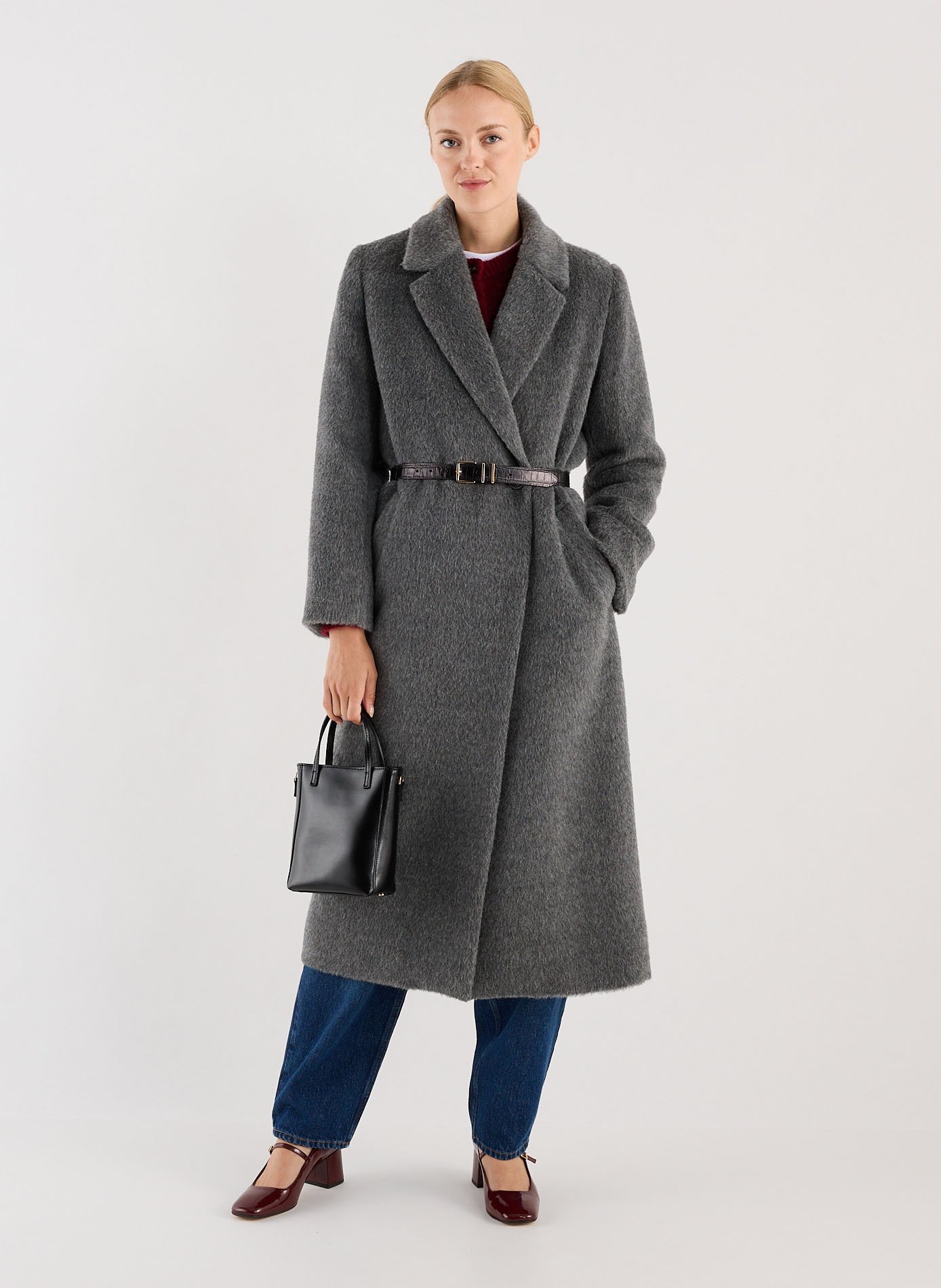 Gaetan leather handbag SAISON 1865 Black