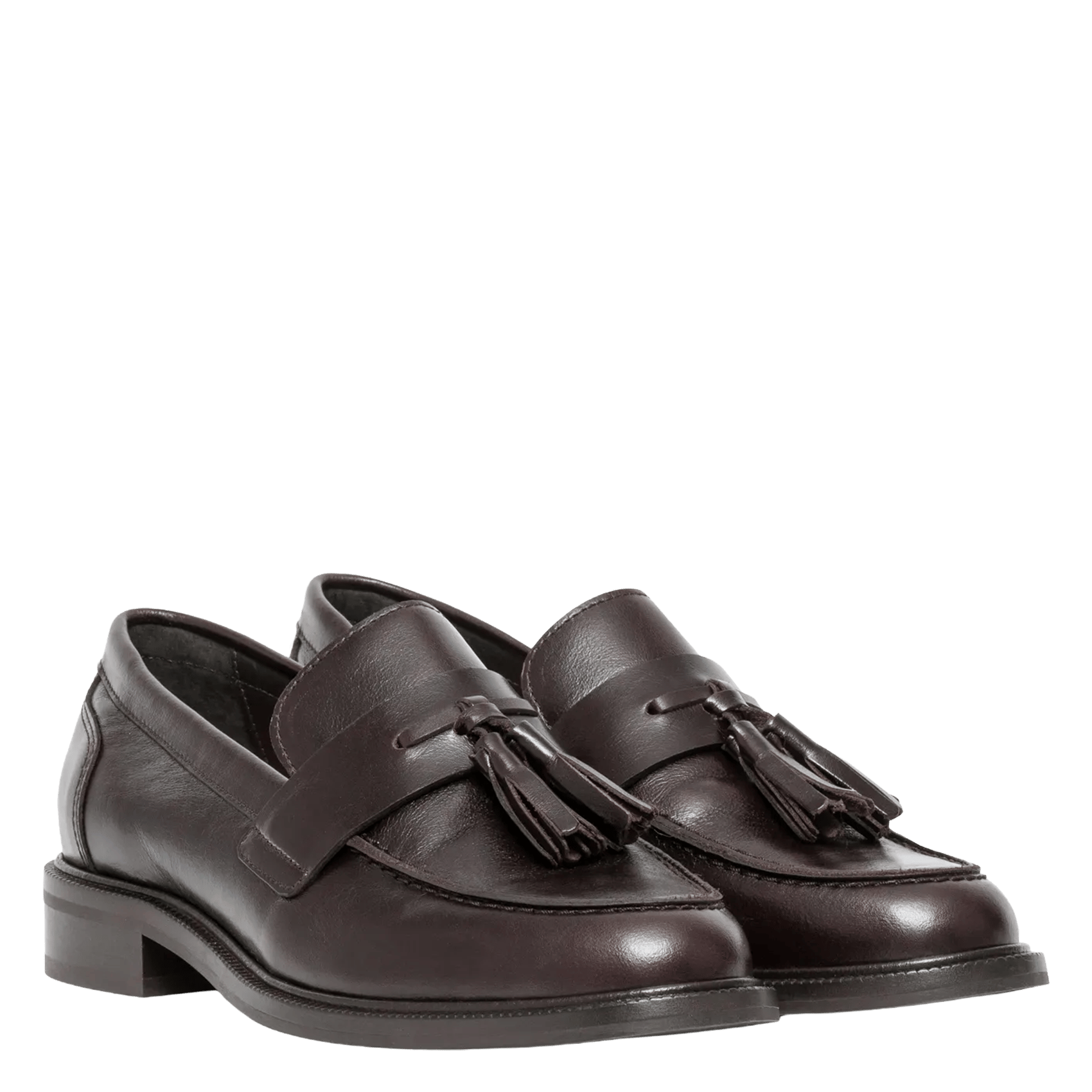 Mocassins en cuir BOCAGE Marron
