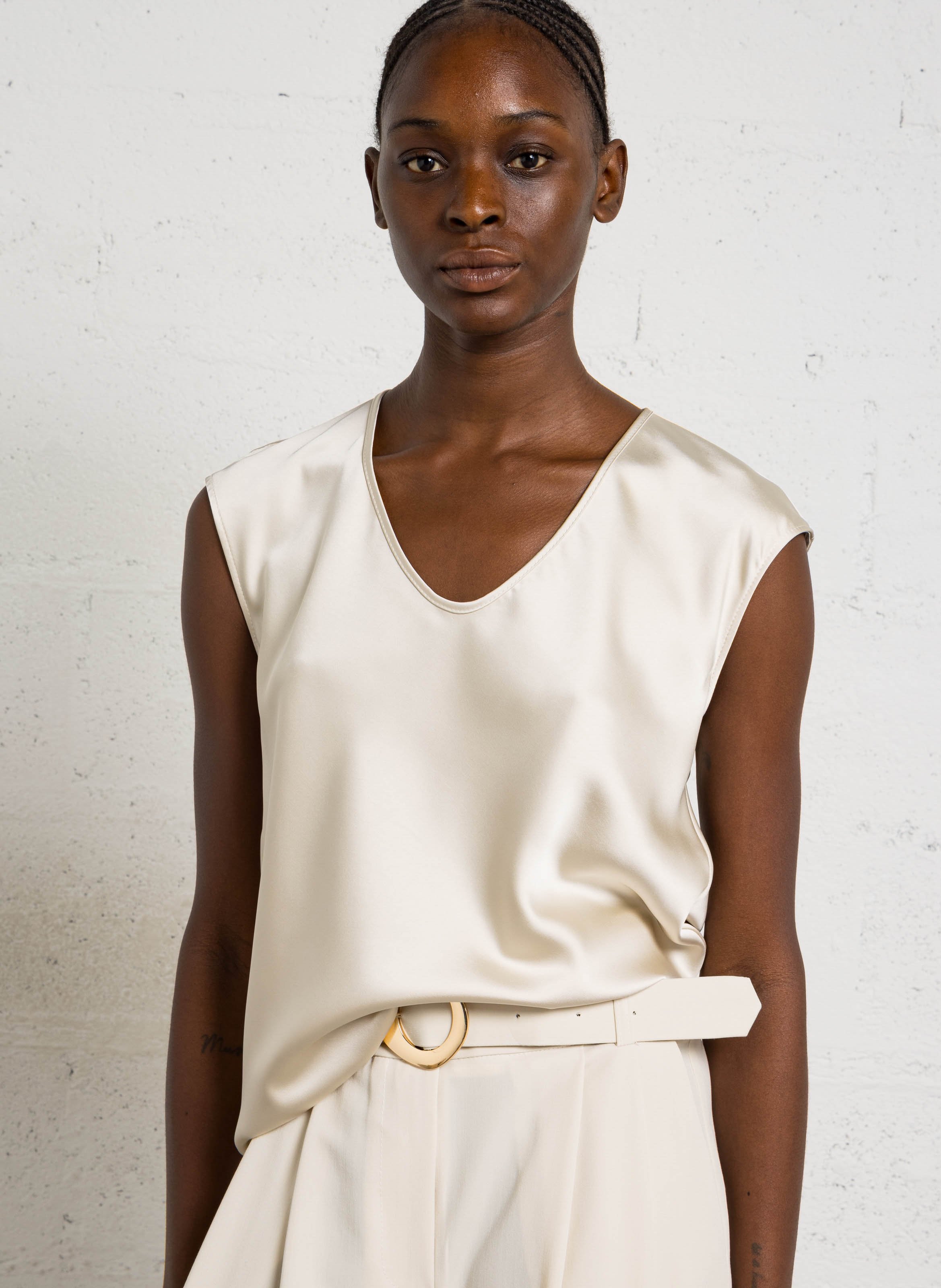 Top sans manches col rond IMPERIAL
