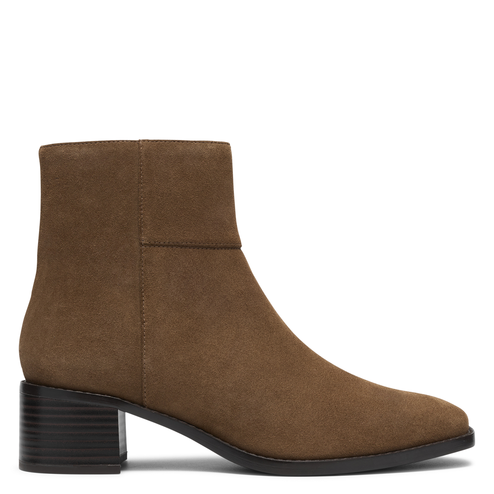 Bottines en cuir CLARKS Marron