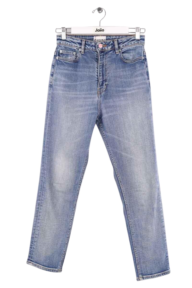 Straight jeans GANNI - Seconde Main Blue