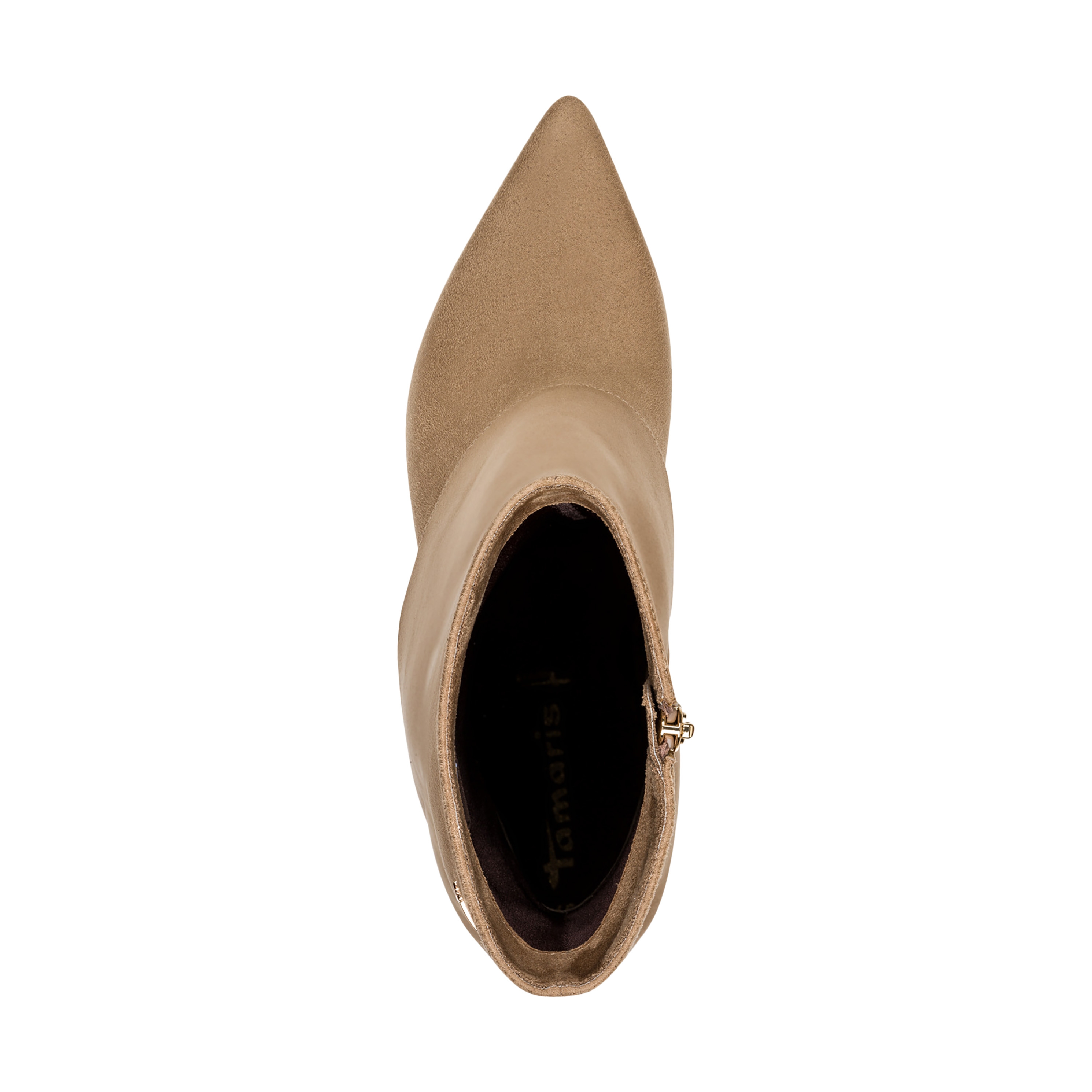 Zip-up ankle boots TAMARIS Beige