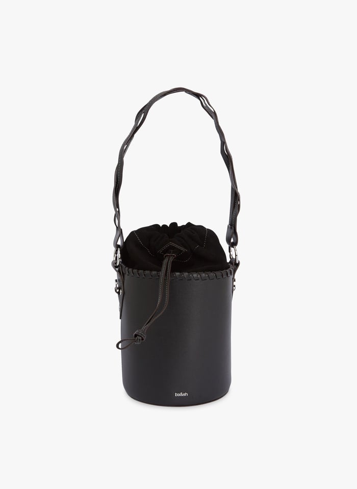 Sac seau noir femme best sale