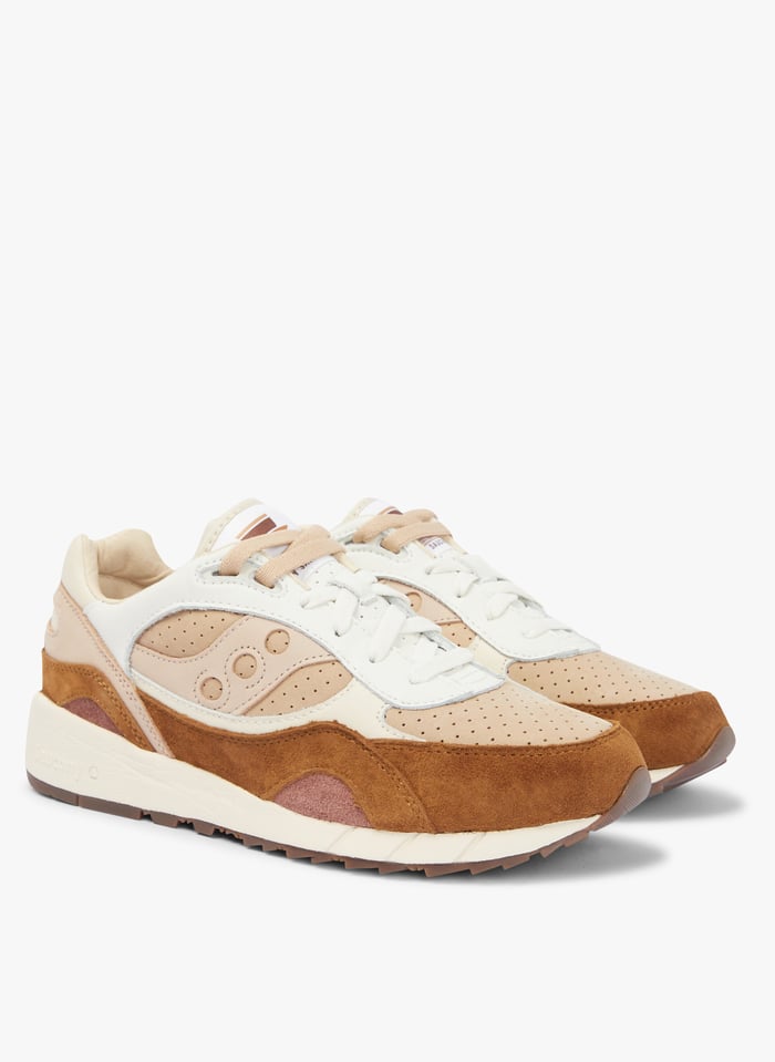 Brown Low top leather trainers