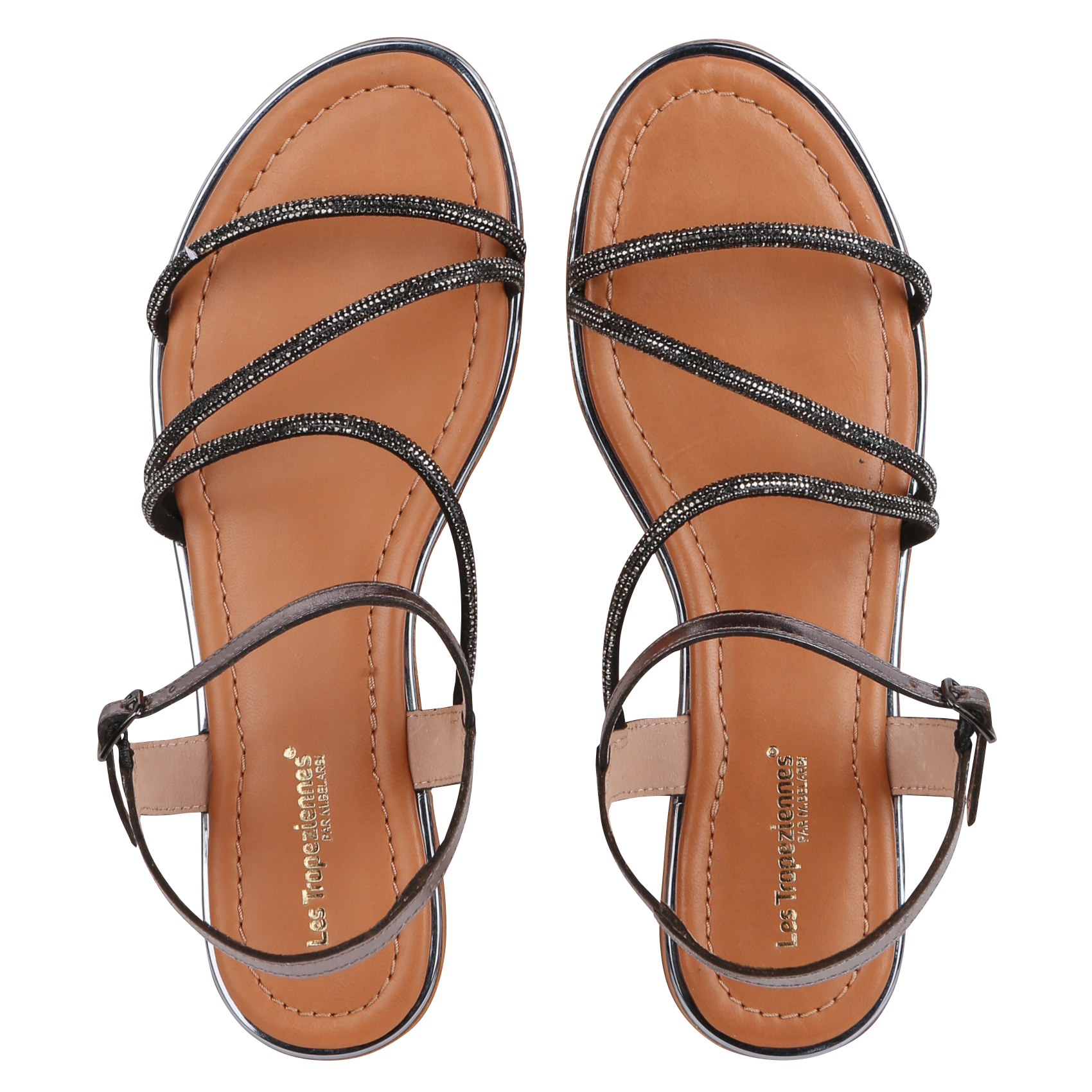Leather Sandals Sandales Monaco Les Tropeziennes Flat Leather