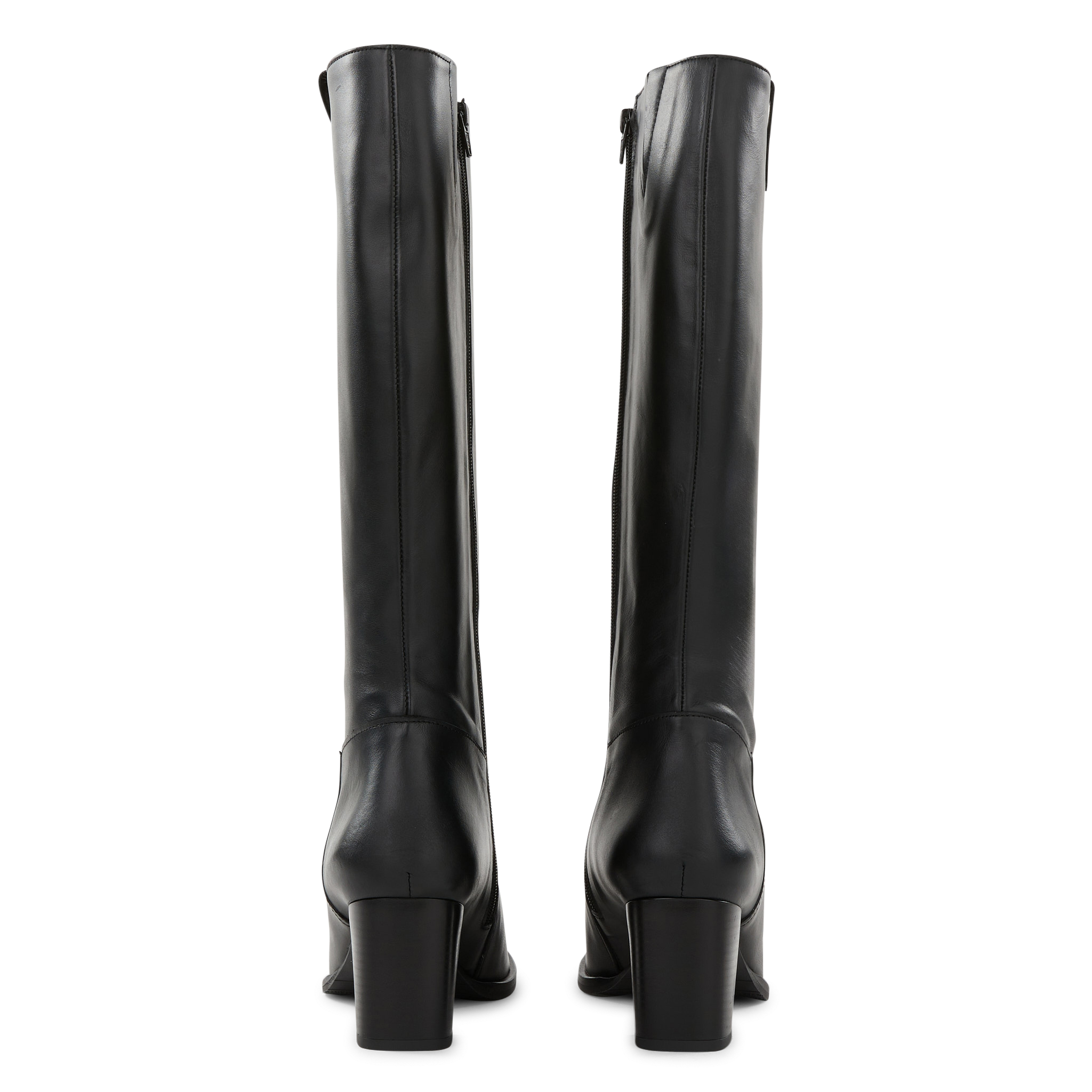 Bottes à talons en cuir JB MARTIN Noir