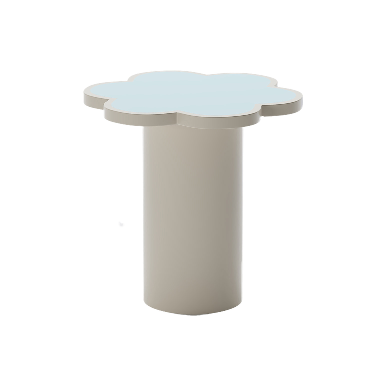 Flower side table POTIRON PARIS Blue