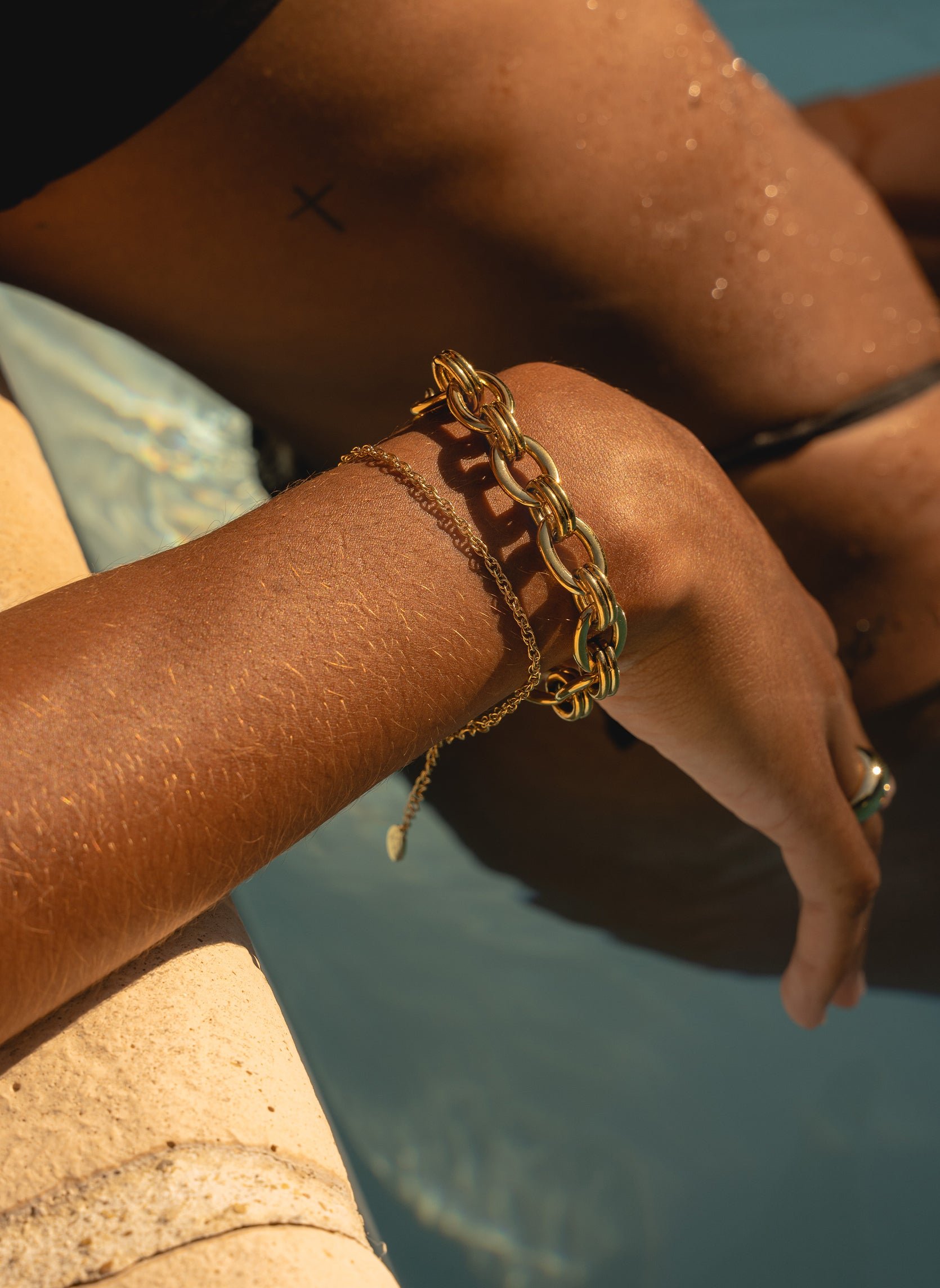 Sadira chain bracelet AEC Paris Golden