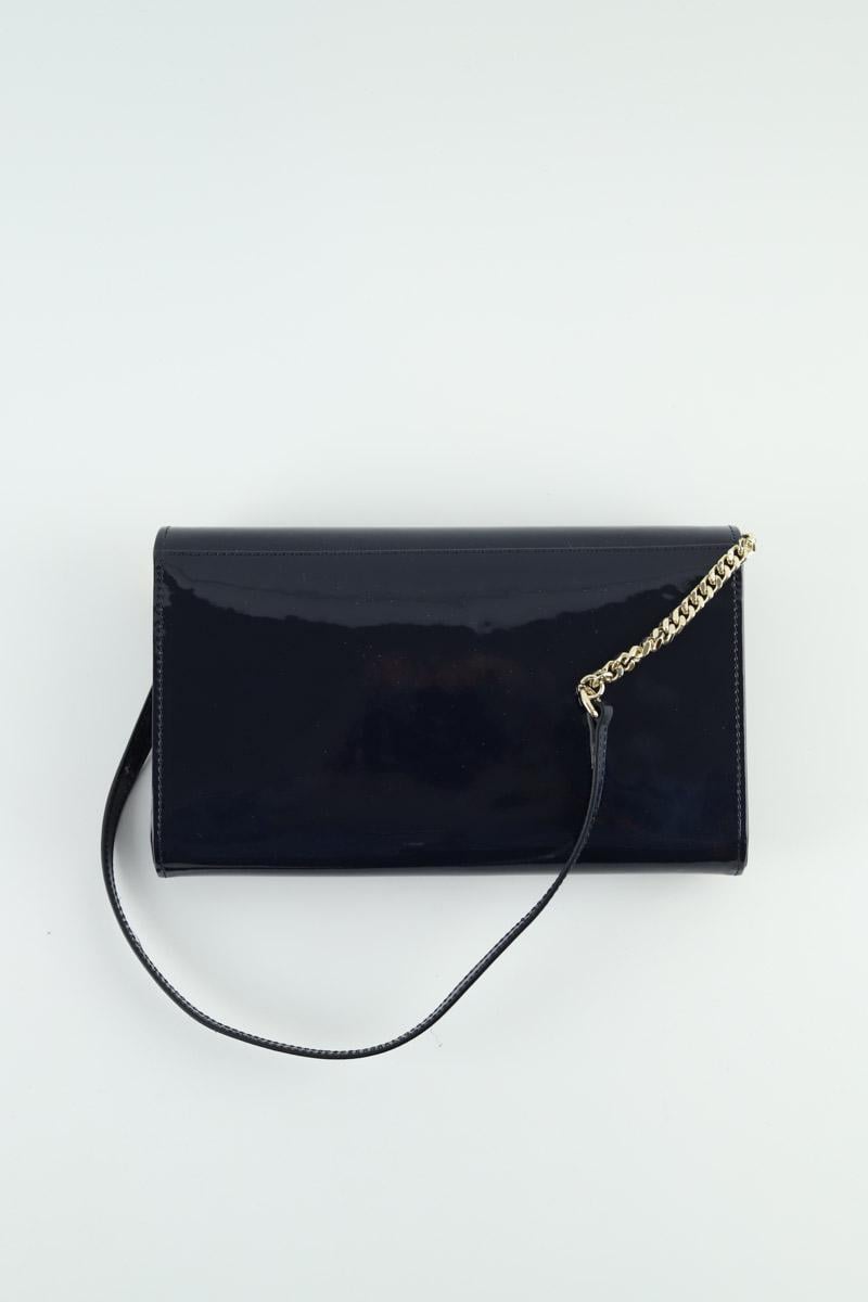 Patent leather clutch bag LK BENNETT - Seconde Main Blue