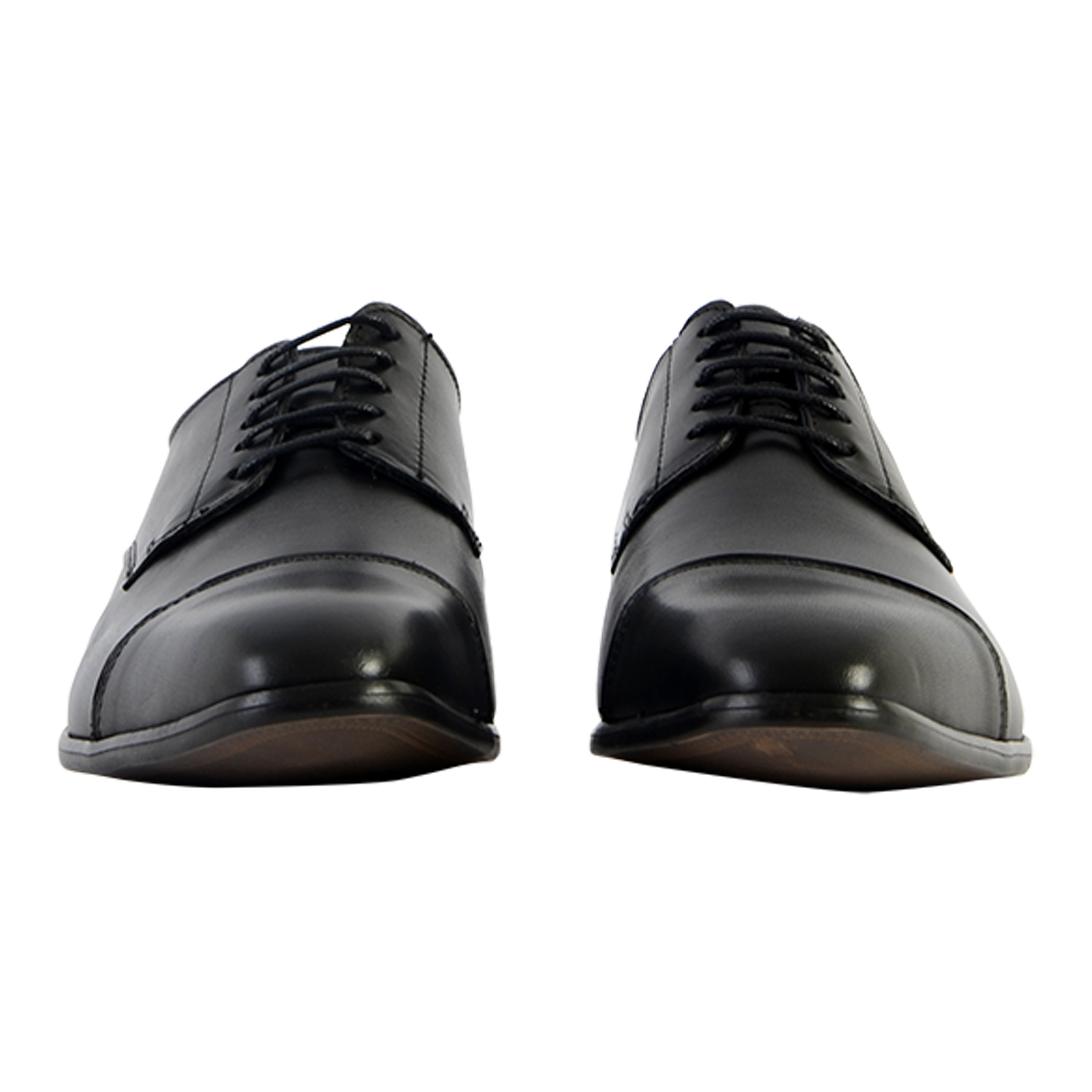 Confident Leather Derbies REDSKINS Black