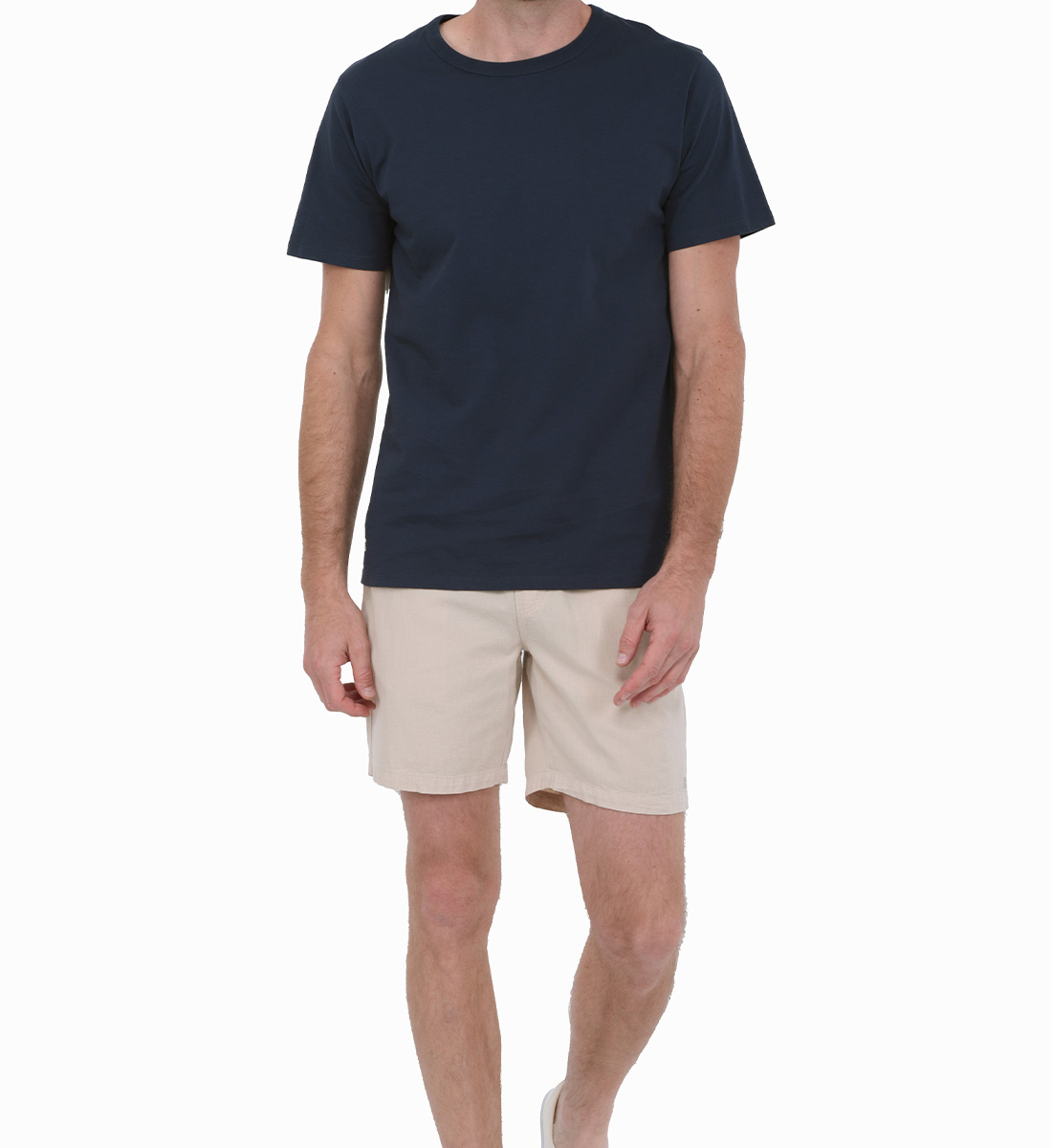 Short in beige cotton and linen GILI'S Beige