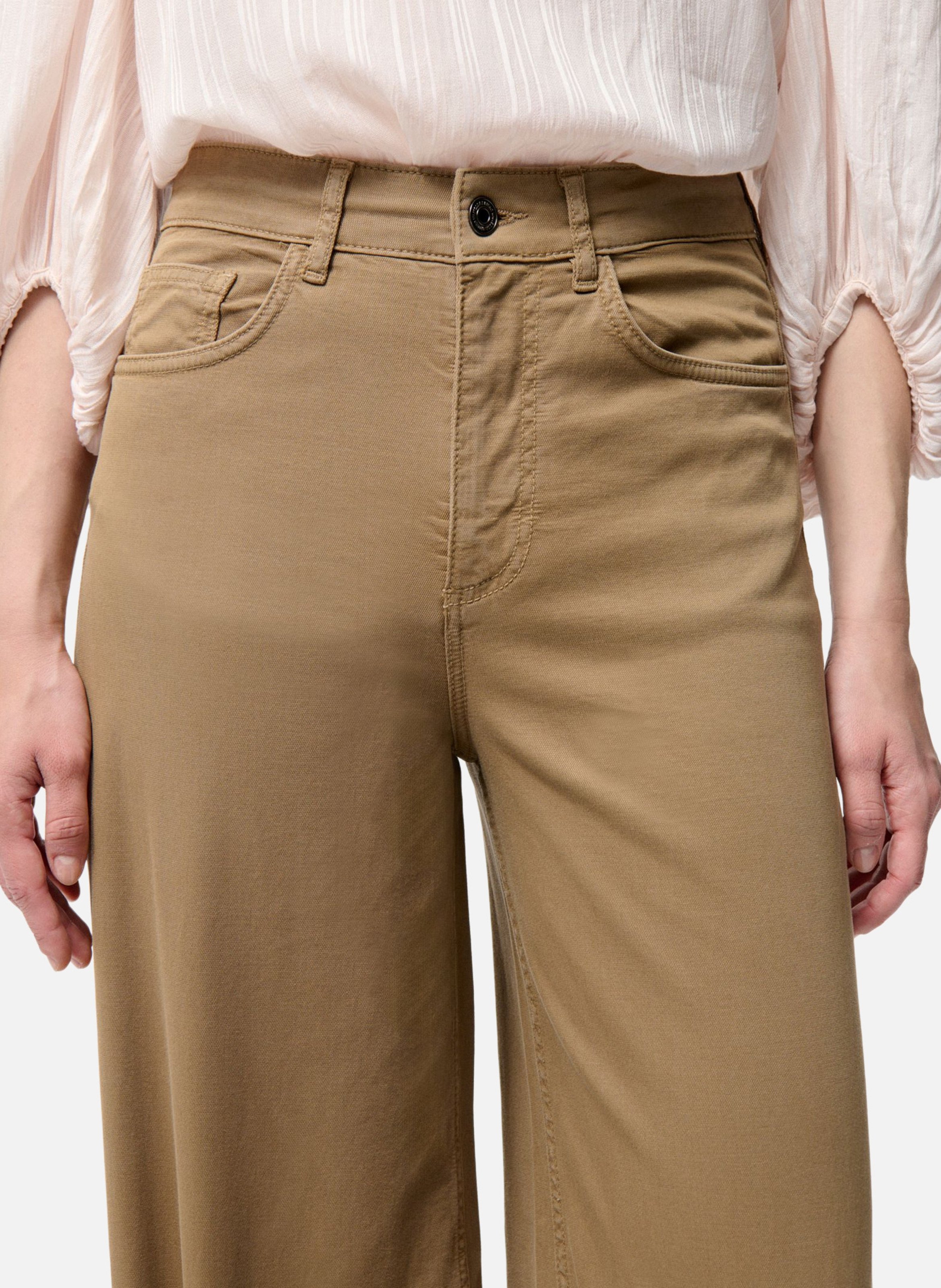 Jeans met hoge taille VANESSA BRUNO Bruin