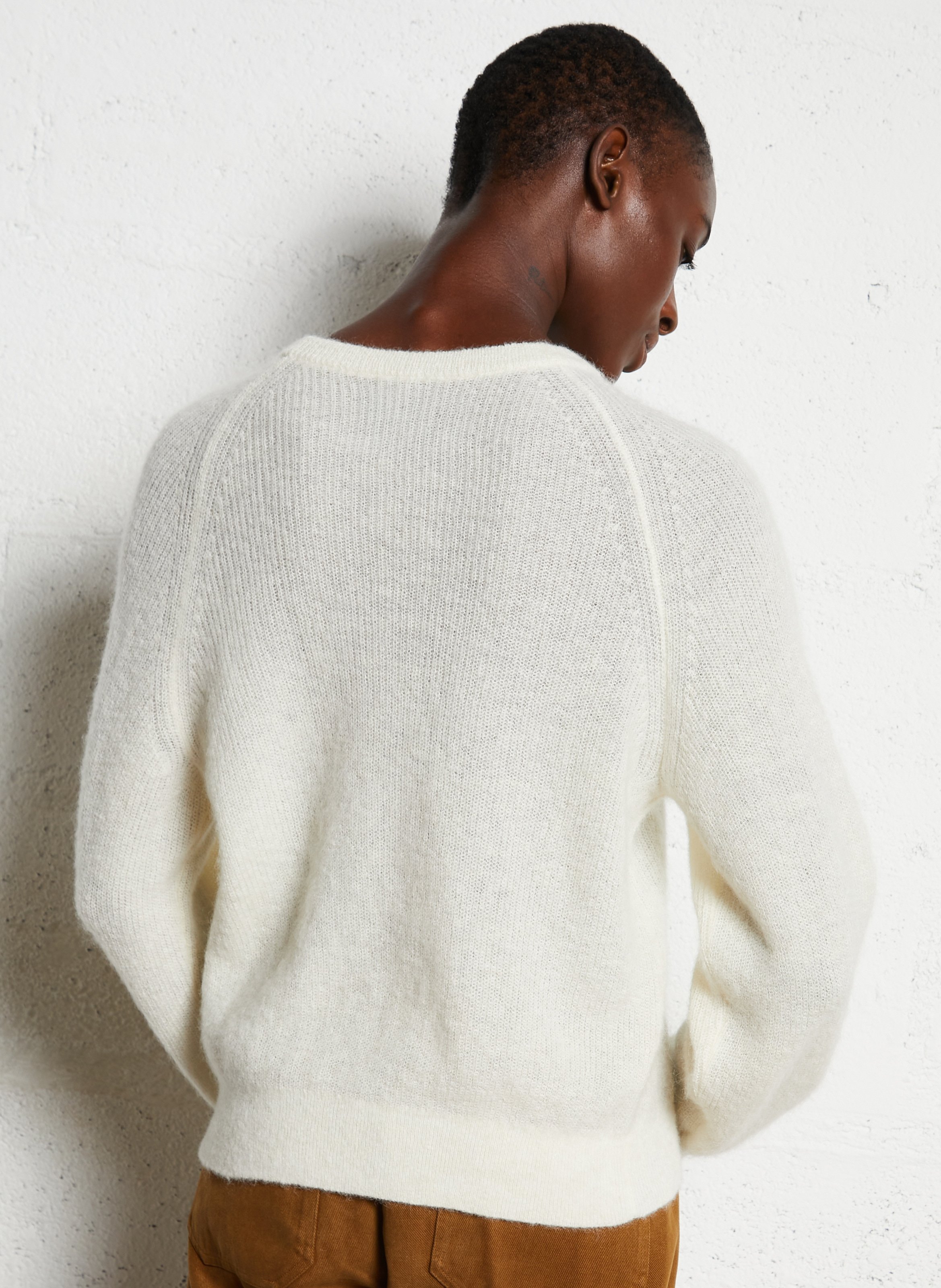 Rechte trui | wolblend DES PETITS HAUTS Beige