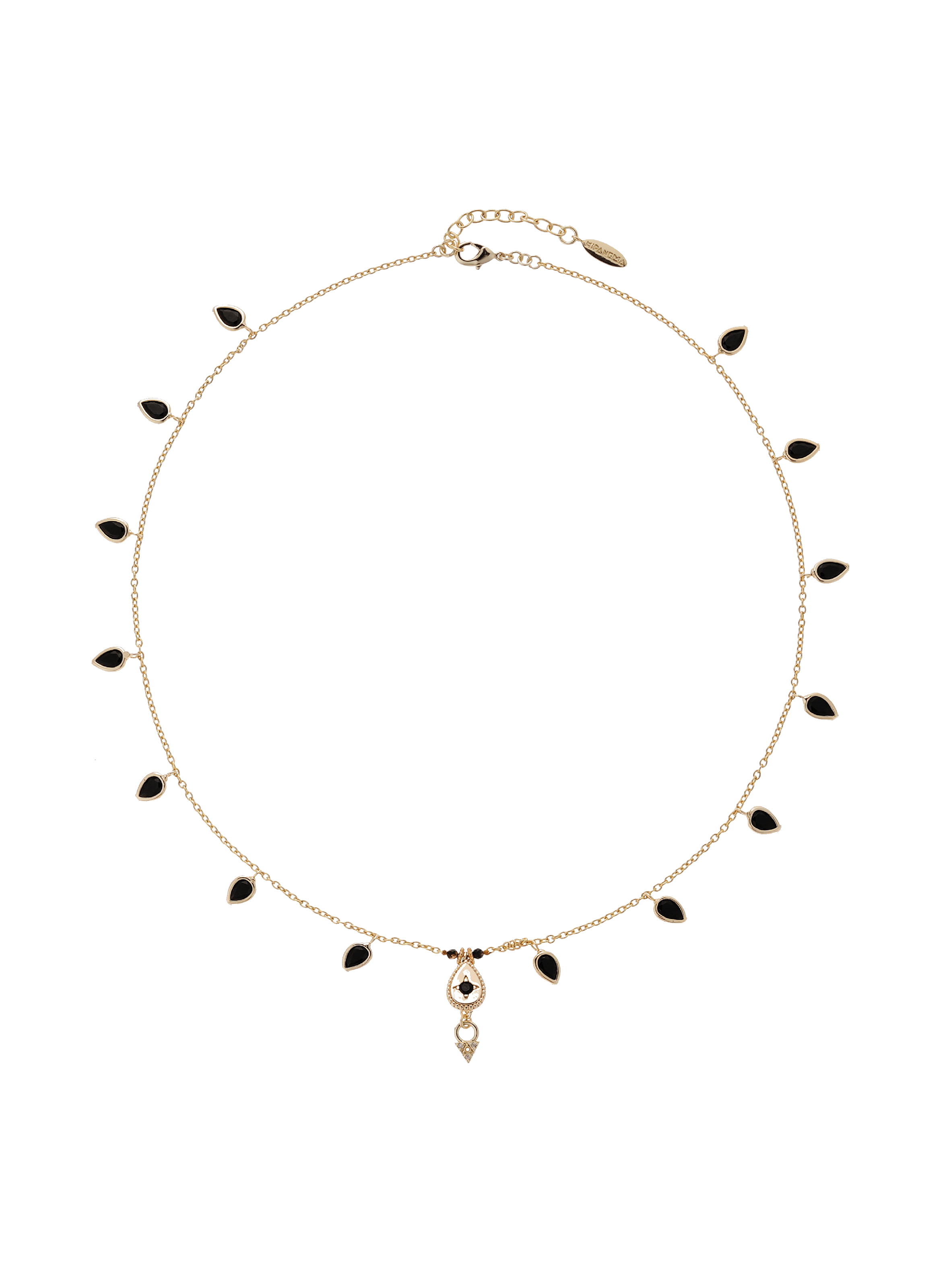 Chain necklace with pendants HIPANEMA Black