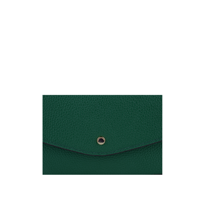 Clutch bag - calfskin POURCHET Green