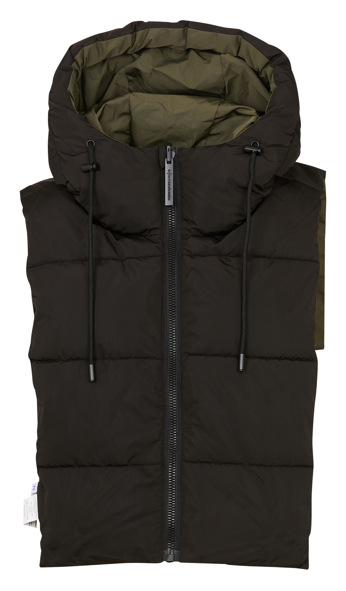 Capuche matelassé amovible LA FEE MARABOUTEE Noir