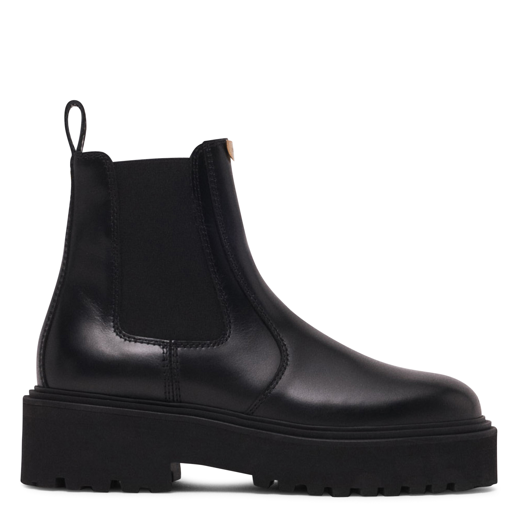 Bottines en cuir MAJE Noir