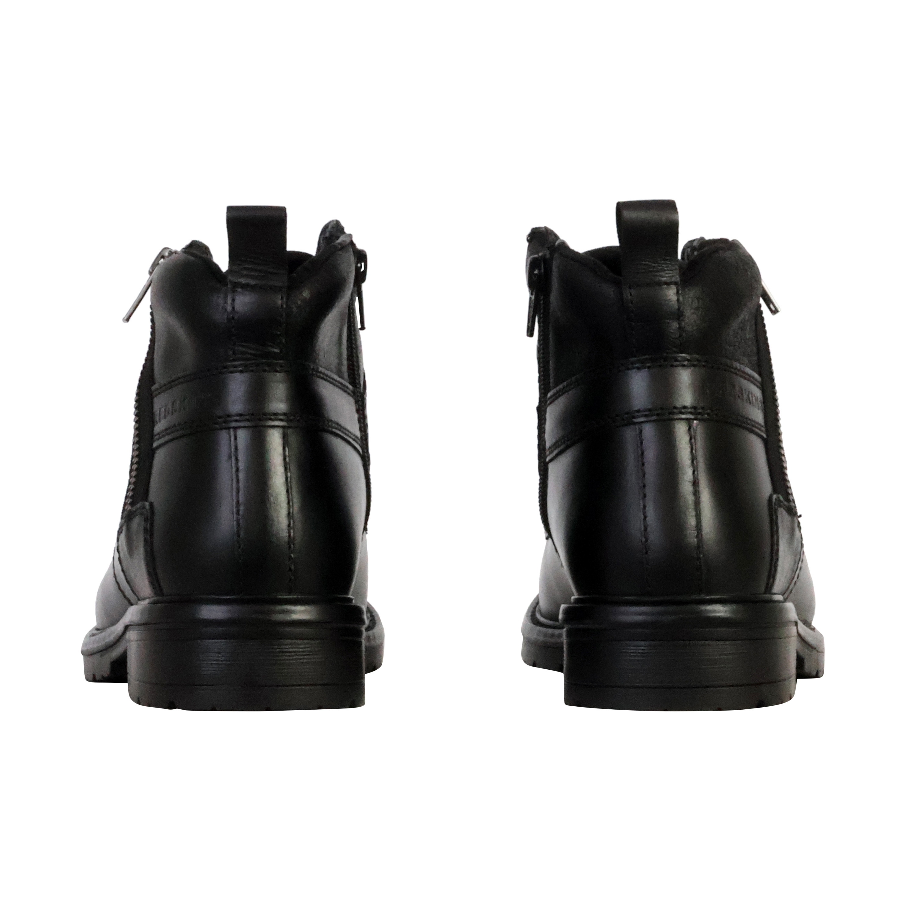 Low leather ankle boot Lafare REDSKINS Black