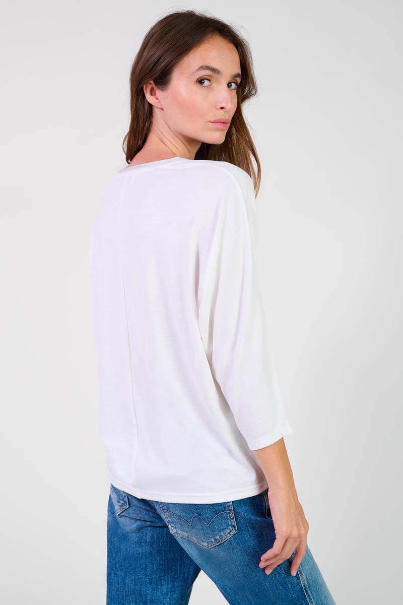 Tommy Badge T-shirt LE TEMPS DES CERISES White