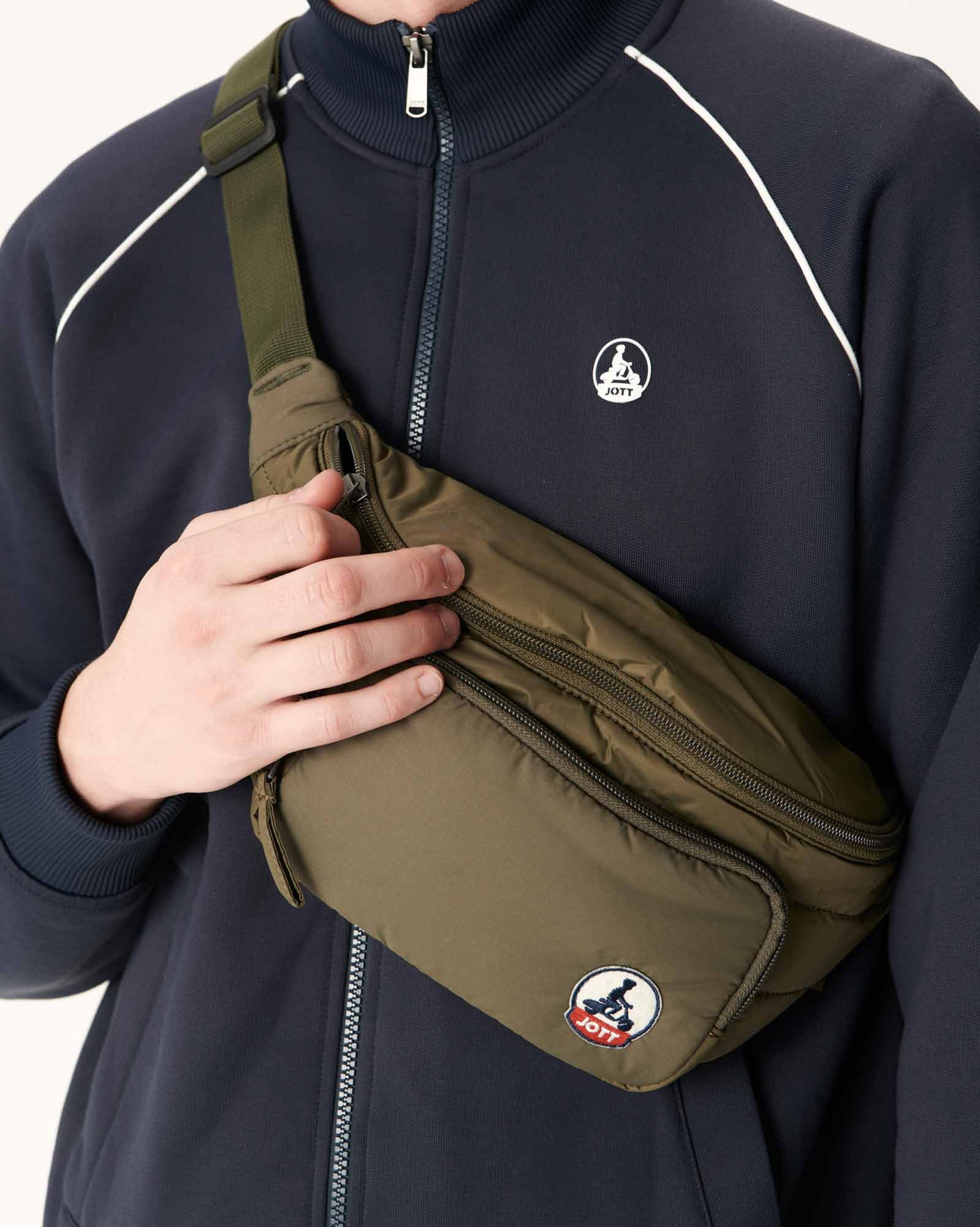 Bi-material Dena belt bag JOTT Green