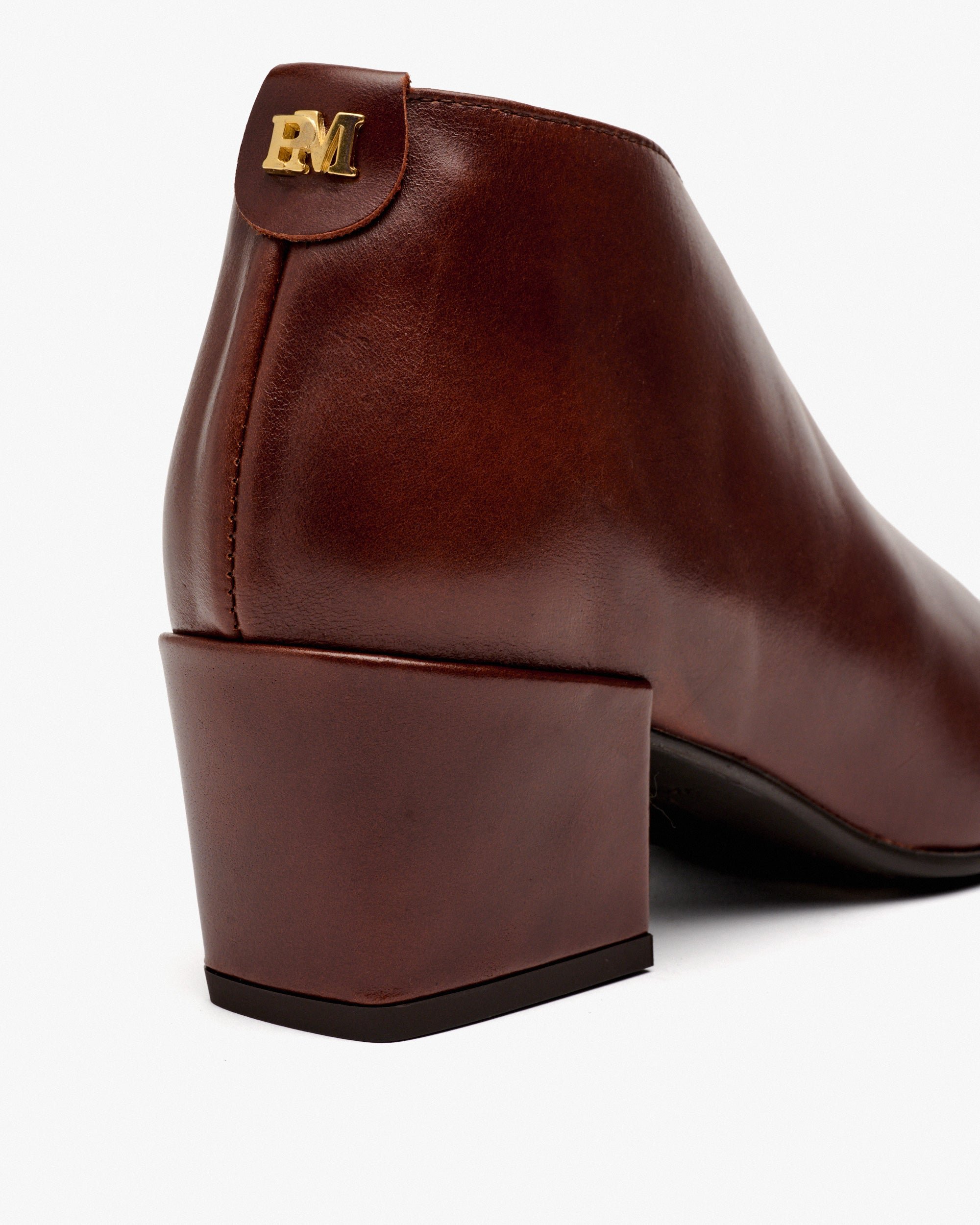 Brown leather ankle boots PEDRO MIRALLES Brown