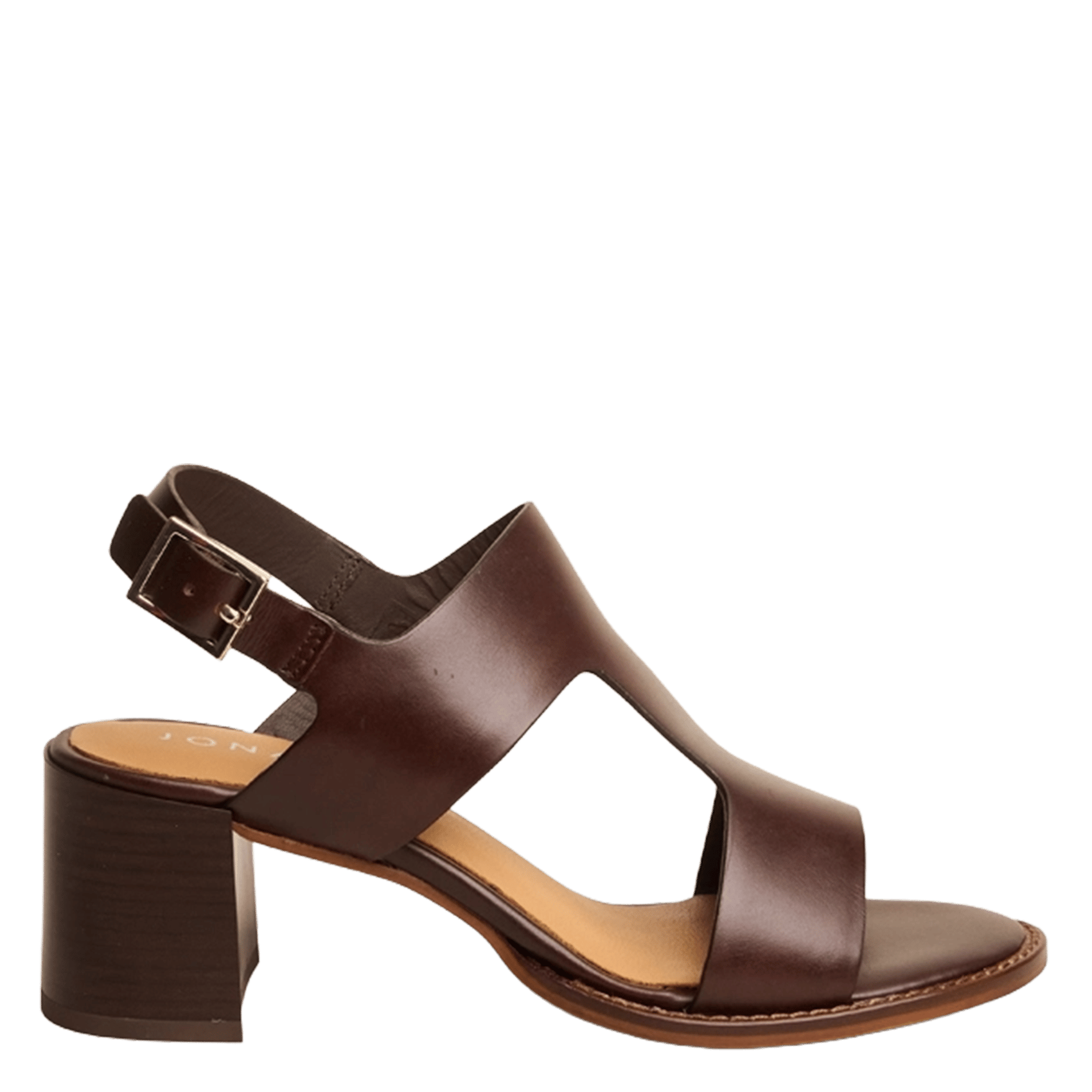 Alice - Ledersandalen mit Absatz JONAK Pflaume