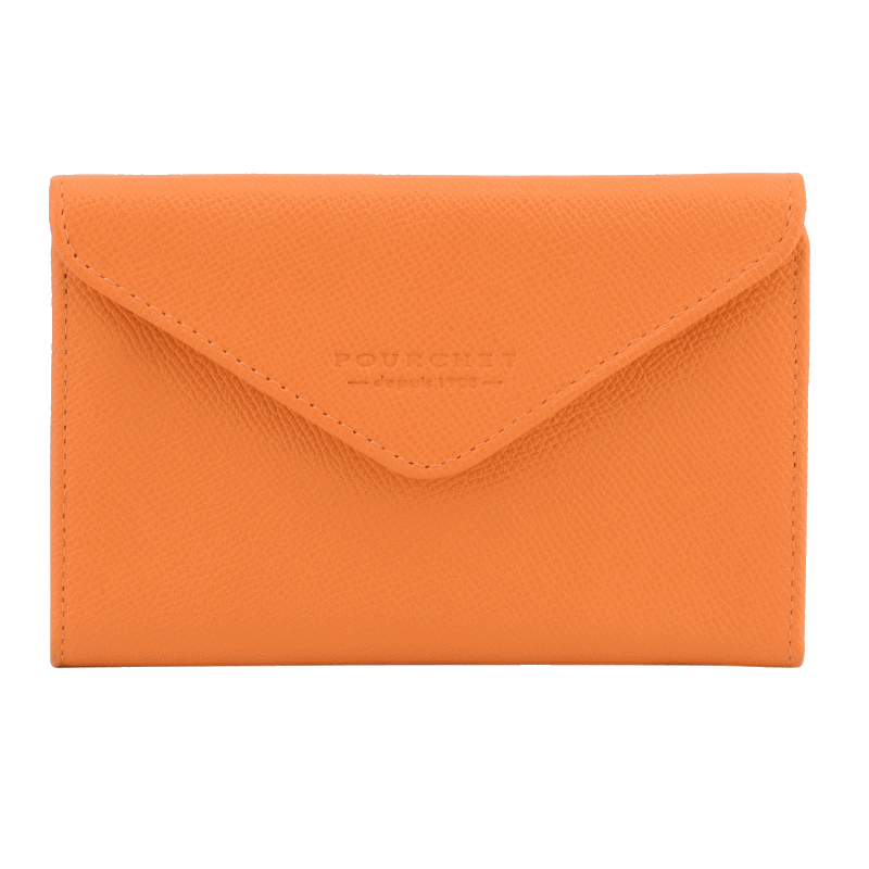 Portefeuille en cuir de vachette POURCHET