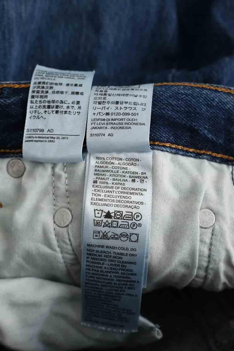 501 straight jeans LEVI'S - Seconde main Blue