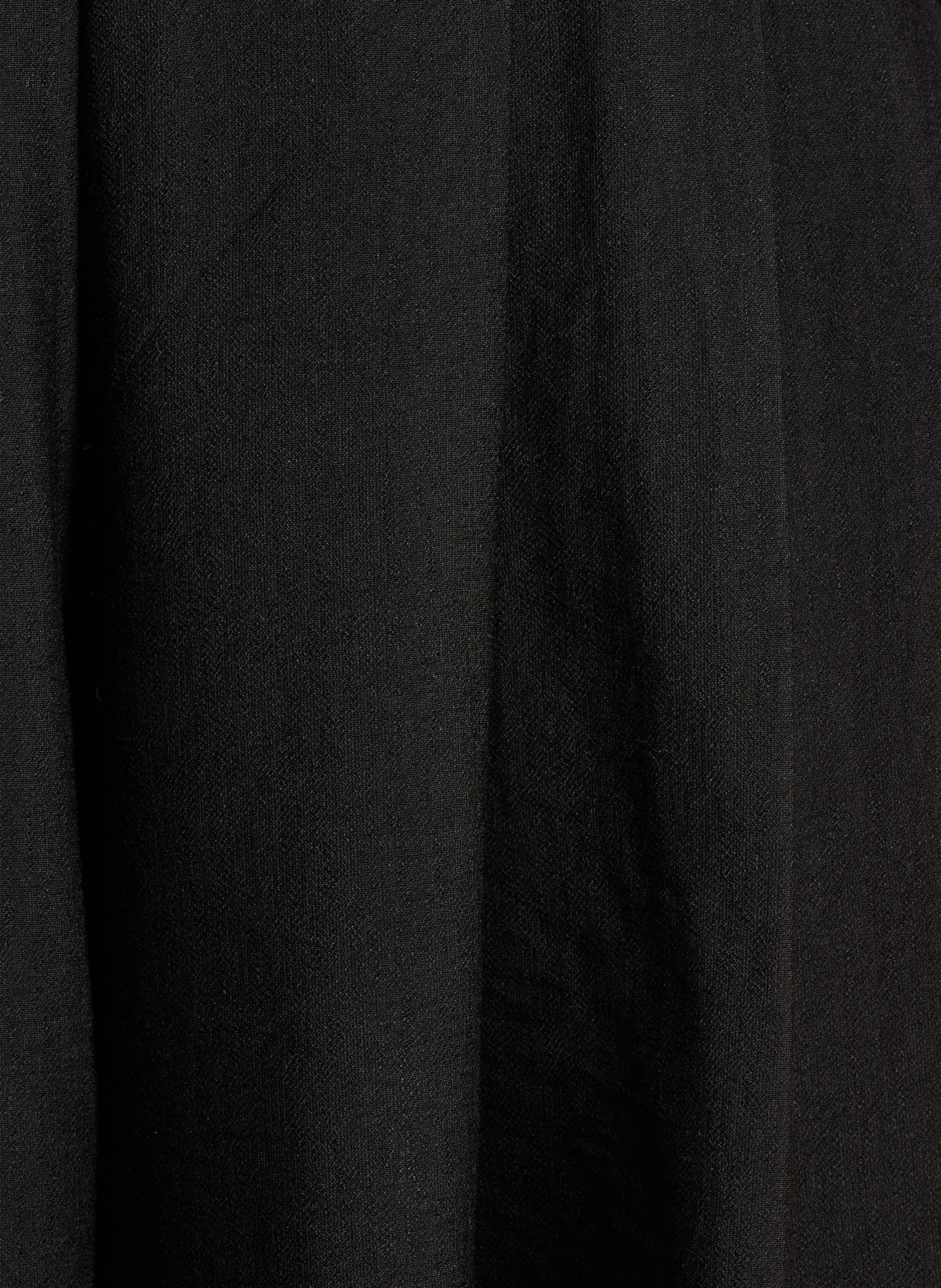 Azawood high-waisted wide-leg trousers LA FEE MARABOUTEE Black