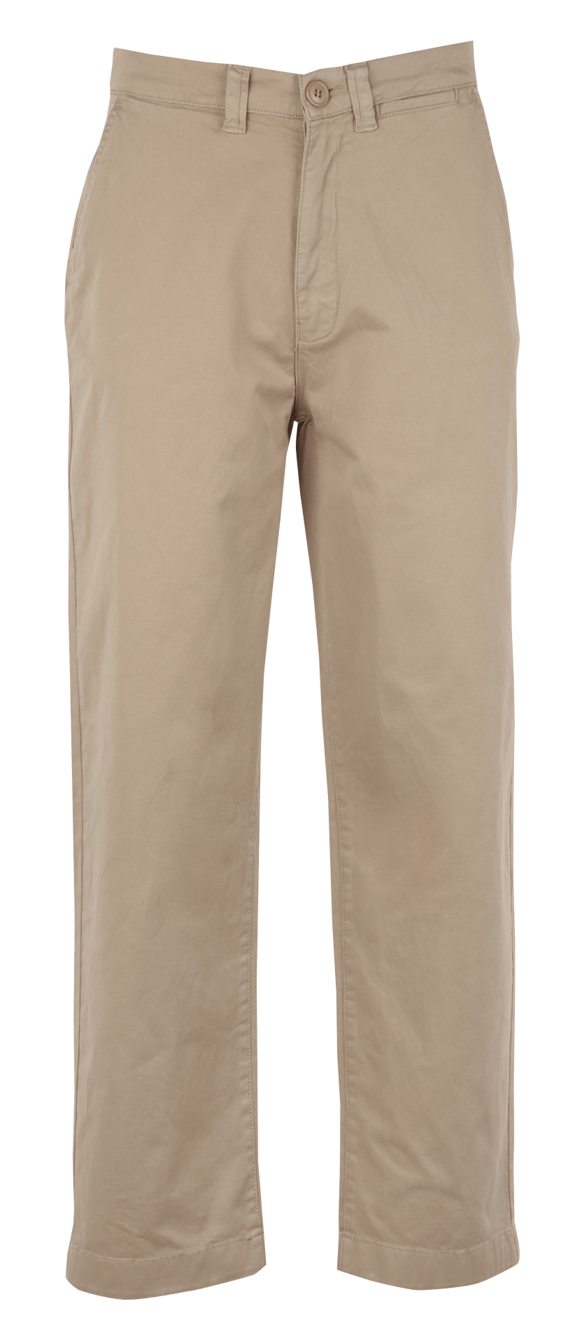 Pantalon droit en coton mélangé SCHOTT Beige