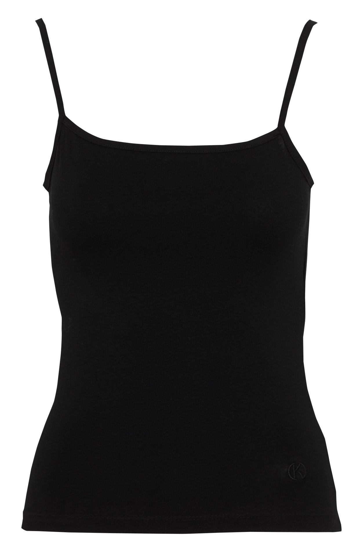 Eng anliegendes Tanktop aus Baumwollmischung KOOKAI Schwarz