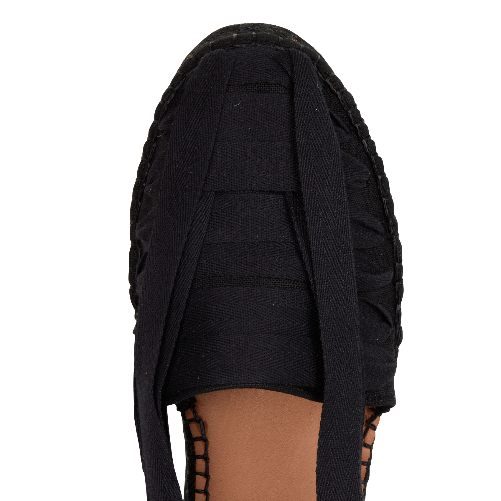Cotton and leather espadrilles NAGUISA Black